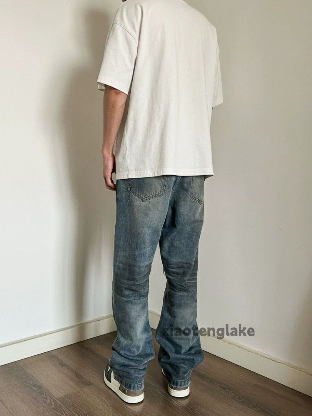 Jean × Vintage washed faded rusty stain punk grunge hiphop jeans Size US 36 / EU 52 - 4 Thumbnail