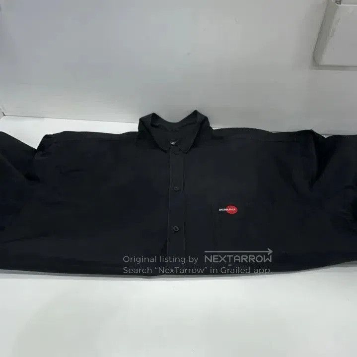 Balenciaga Balenciaga Short Sleeve Shirt in Black. Size US M / EU 48-50 / 2 - 5 Thumbnail