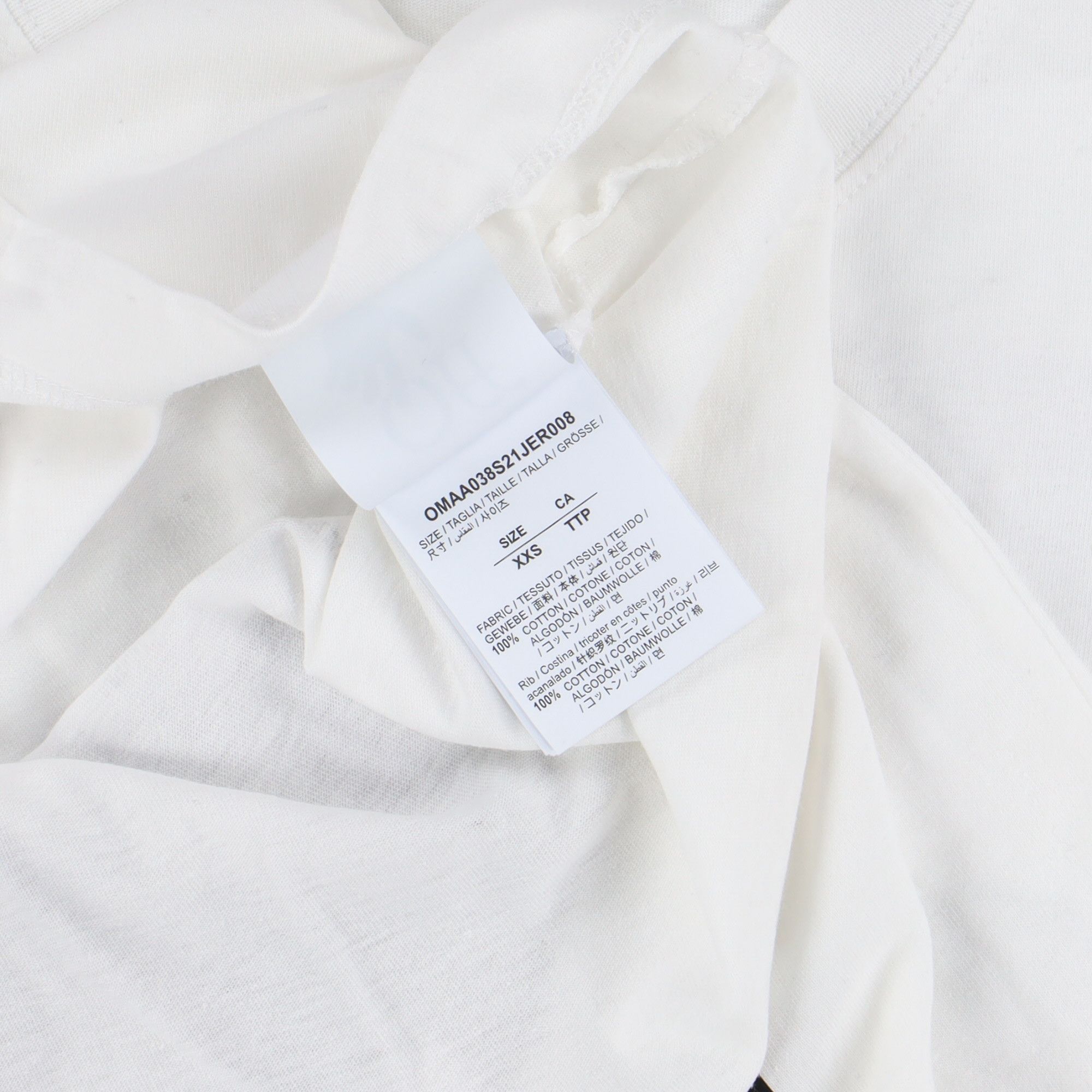 Off-White White Tech Marker Arrows Oversized T-Shirt Size US XXS / EU 40 - 7 Thumbnail