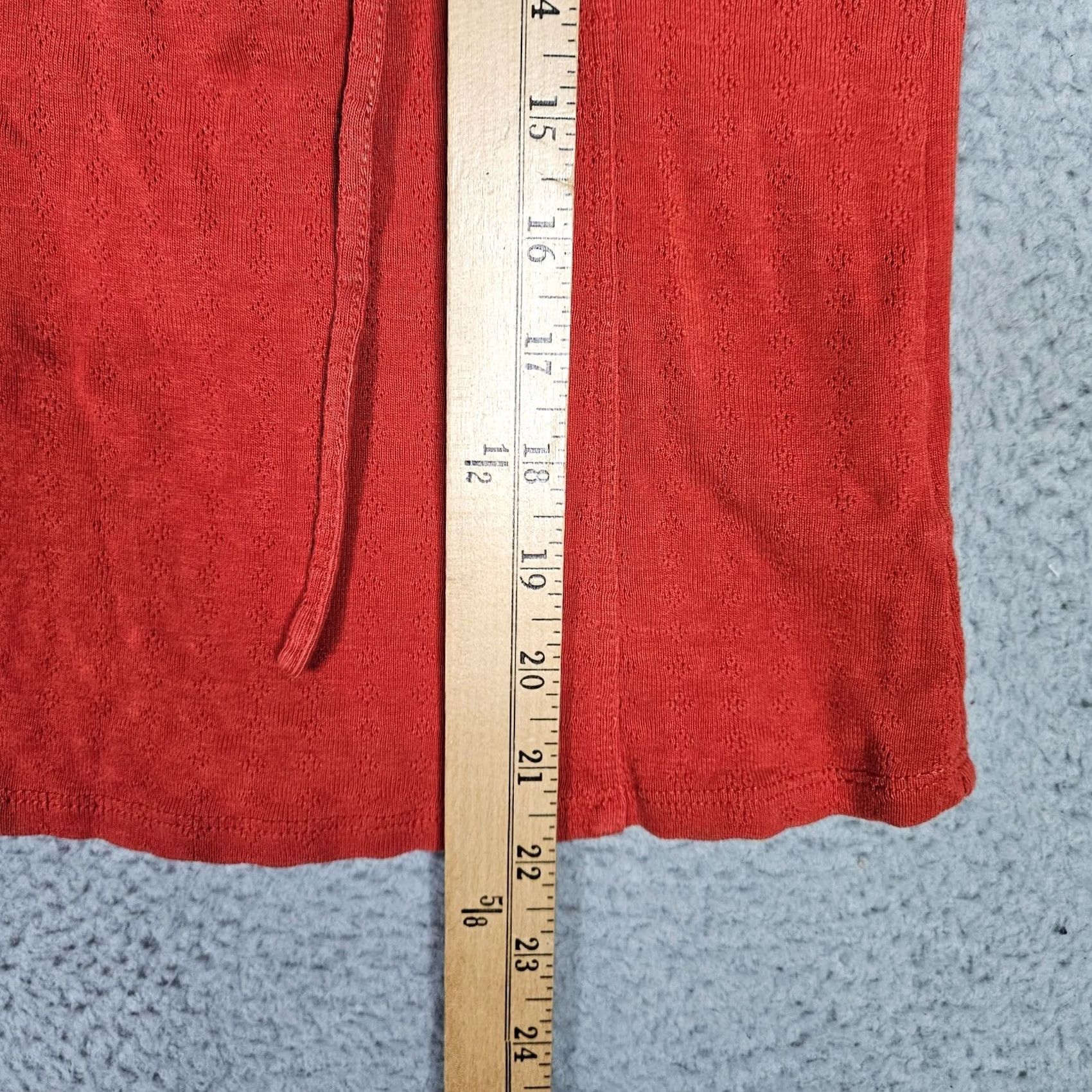 Vintage Lambert Tank Top XS Red V-Neck Cotton Blend Sleeveless Women's Regular Fit Shirt Tank Size XS / US 0-2 / IT 36-38 - 3 Thumbnail