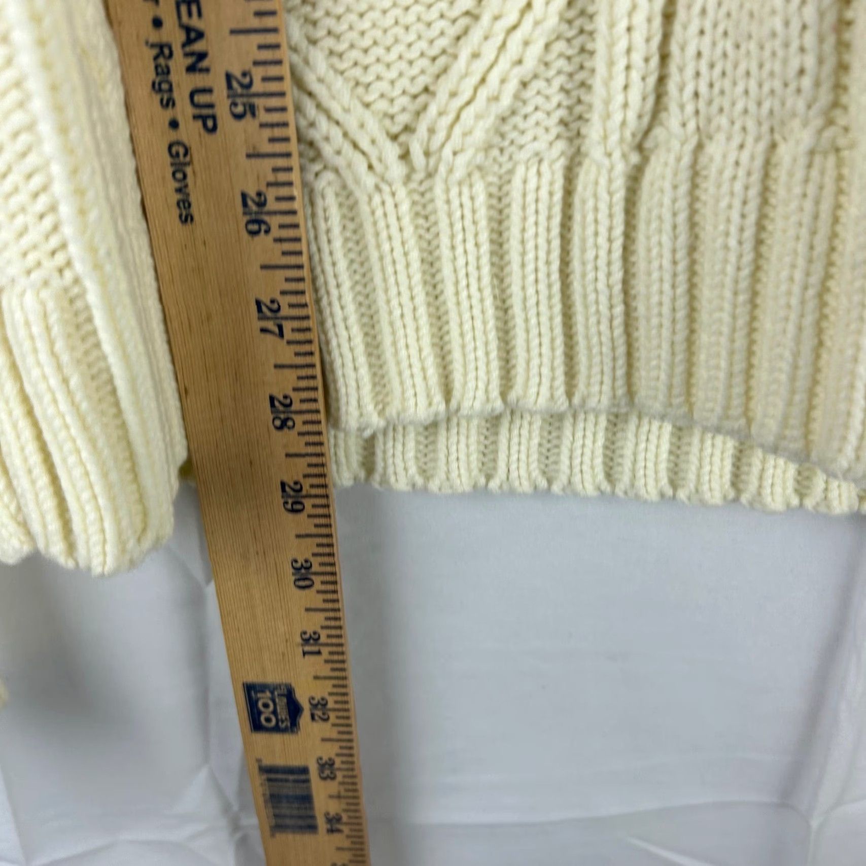Vintage VINTAGE Kmart Sweater Cable Knit Pullover Mens L Cream Acrylic Diamond Pattern 80s Size L / US 10 / IT 46 - 4 Thumbnail