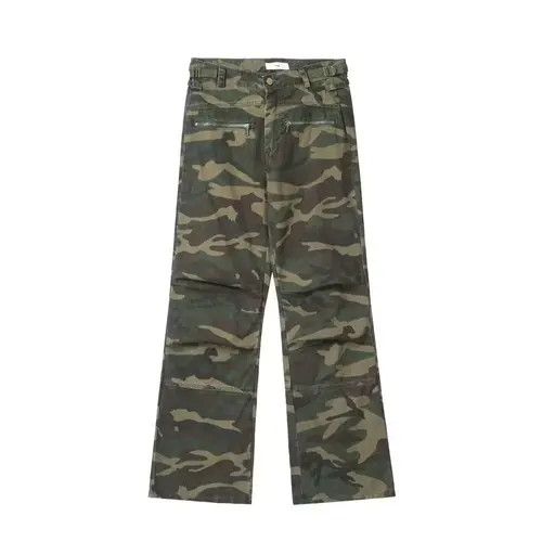 image of Vintage Hiphop Camo Flared Faded Pants, Men's (Size 30)