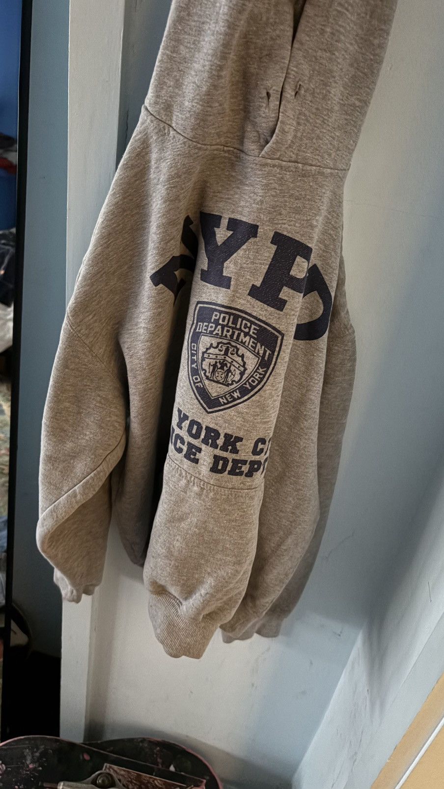 Vintage NYPD official vintage hoodie Size US L / EU 52-54 / 3 - 4 Thumbnail