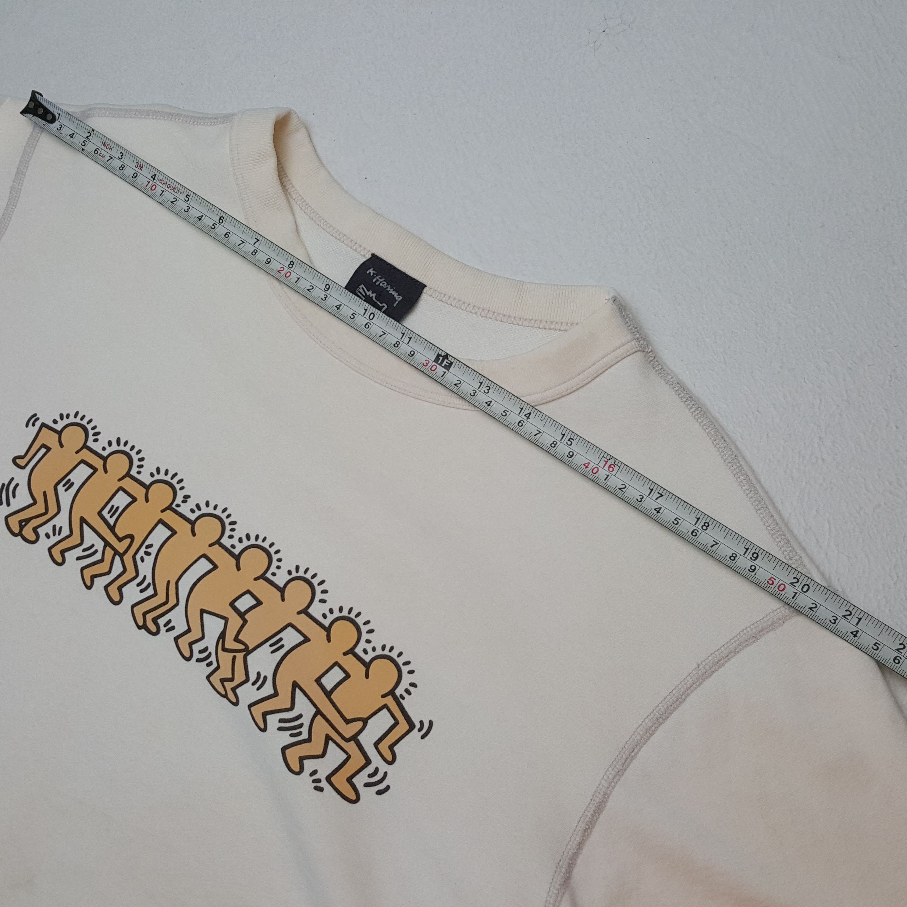 Keith Haring × Vintage KEITH HARING Art Design Style Streetwear Sweatshirt Size US L / EU 52-54 / 3 - 5 Thumbnail