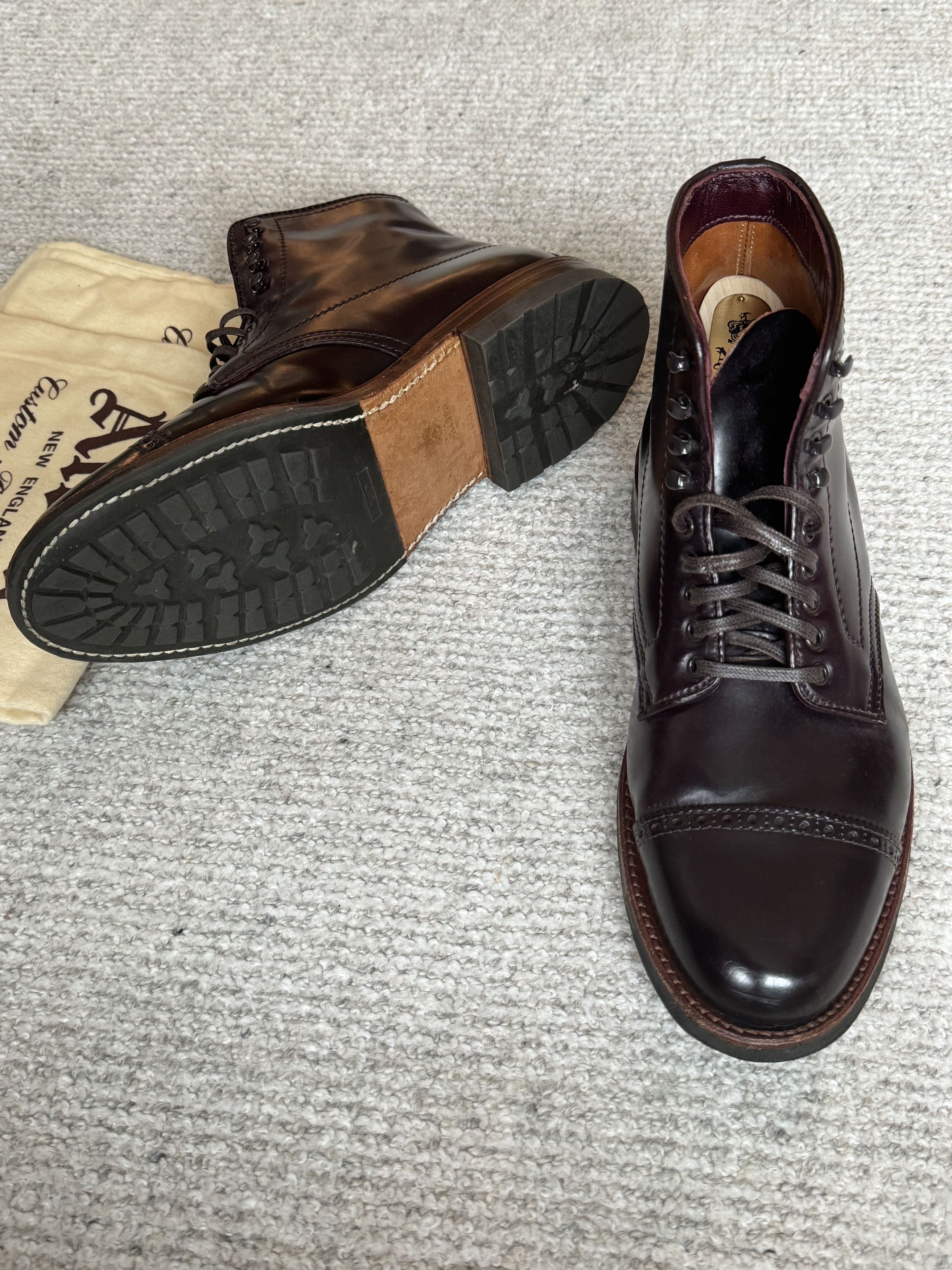 Alden x Brogue Jumper Boot (commando sole)