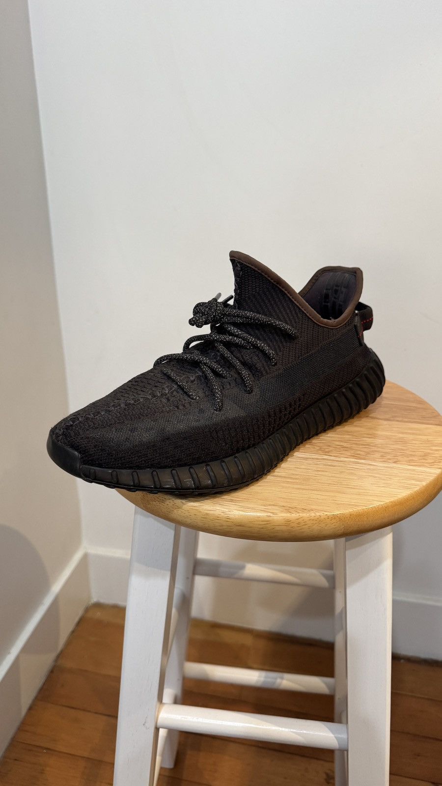 Adidas Yeezy Boost 350 V2 “Black” – Non-Reflective Size US 12.5 / EU 45-46 - 6 Thumbnail