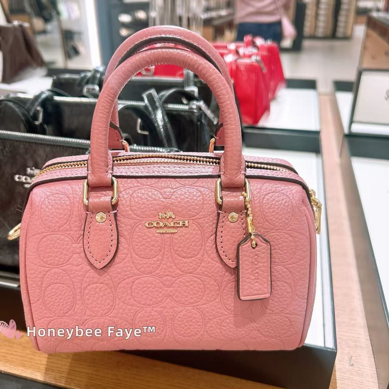 Coach NWT Coach Mini Rowan Crossbody Bag In Signature Denim CY742