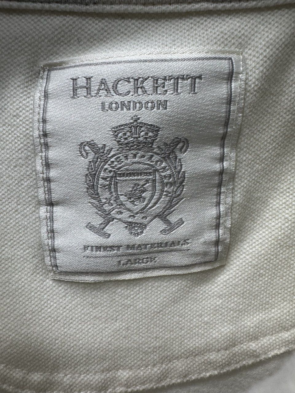 Hackett Hackett London Rugby Shirt Snow Polo Team Size US L / EU 52-54 / 3 - 7 Thumbnail