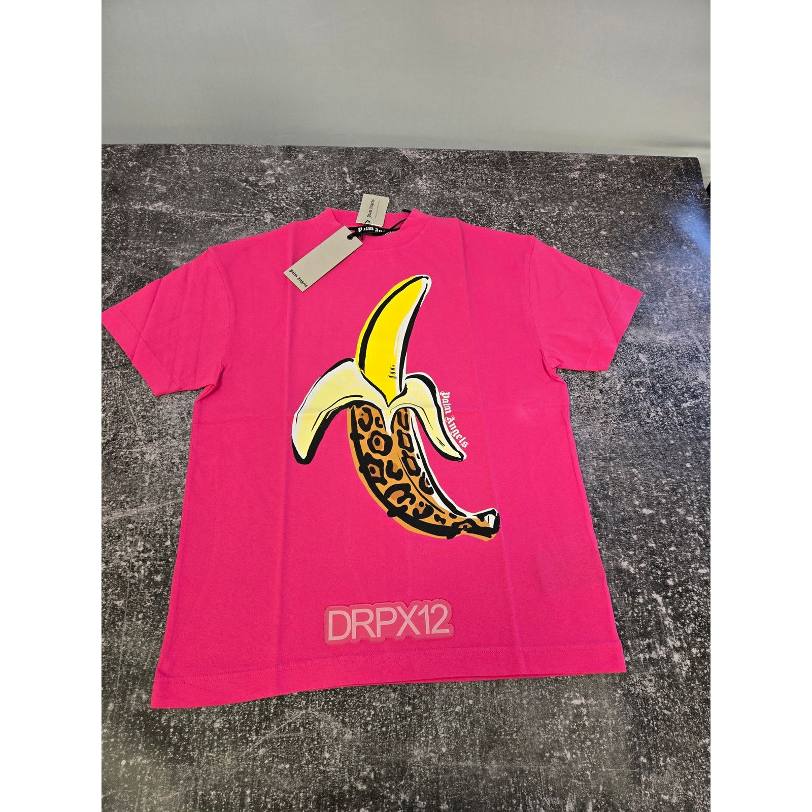 Palm Angels Palm Angels Leopard Banana Classic Pink Tee Size Medium NWT Size US M / EU 48-50 / 2 - 1 Thumbnail