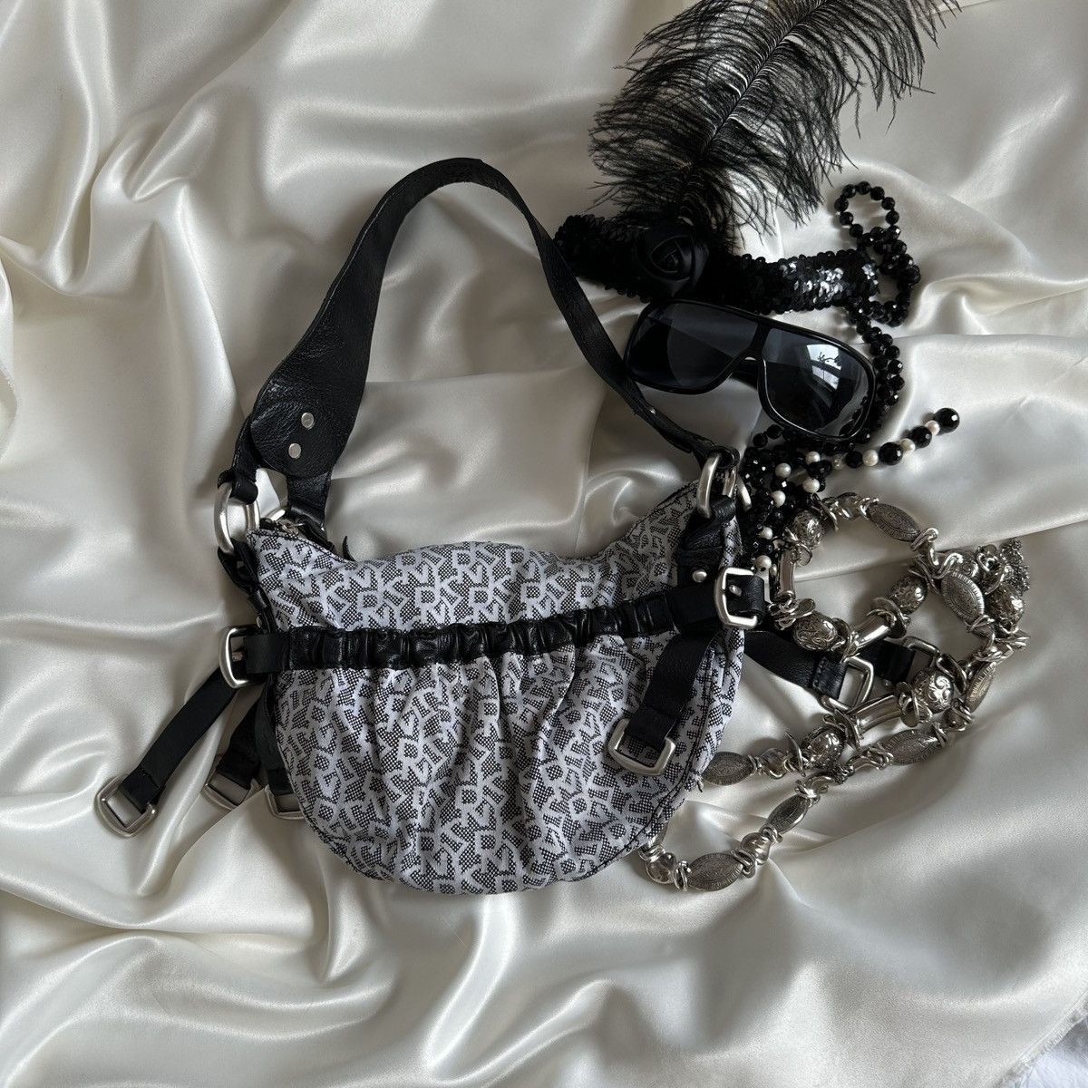 DKNY DKNY vintage grey shoulder bag Size ONE SIZE - 4 Thumbnail