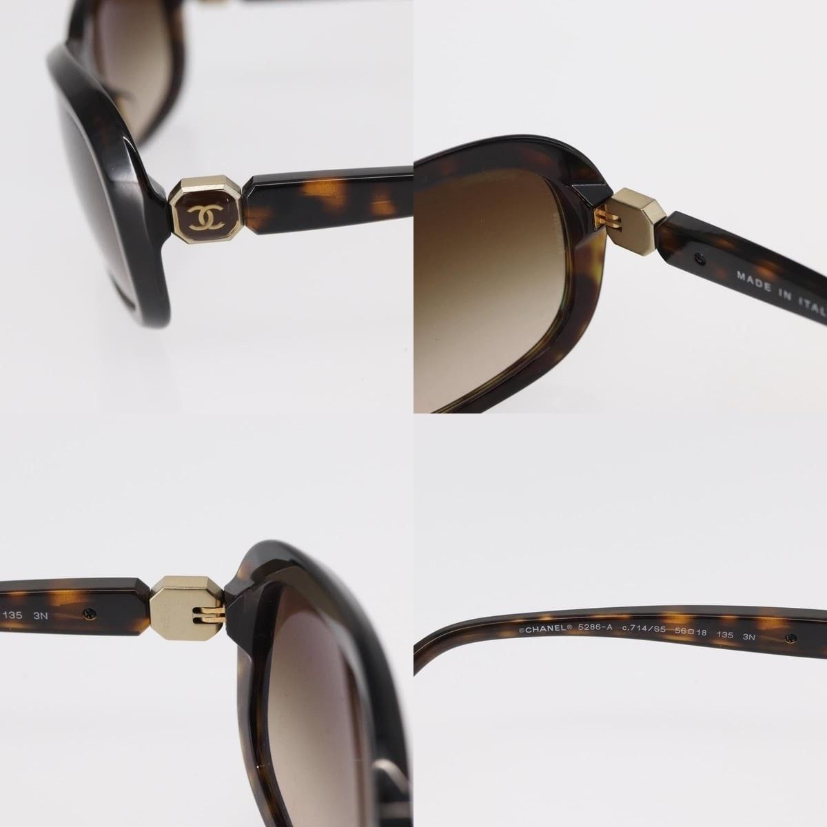 Chanel Chanel CC Plastic Sunglasses Size ONE SIZE - 4 Thumbnail