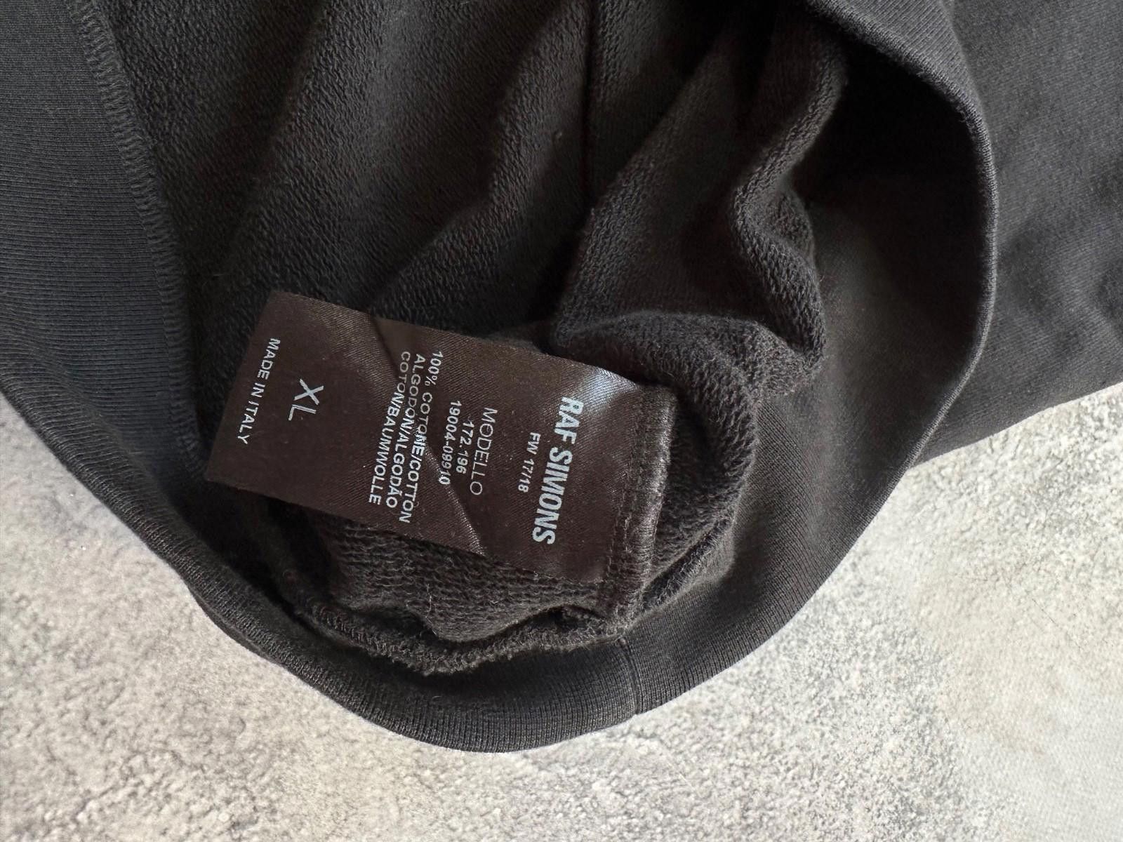 Raf Simons RAF Simons 17-18 AW Raw Edge Hoodie Sz XL Size US XL / EU 56 / 4 - 8 Thumbnail