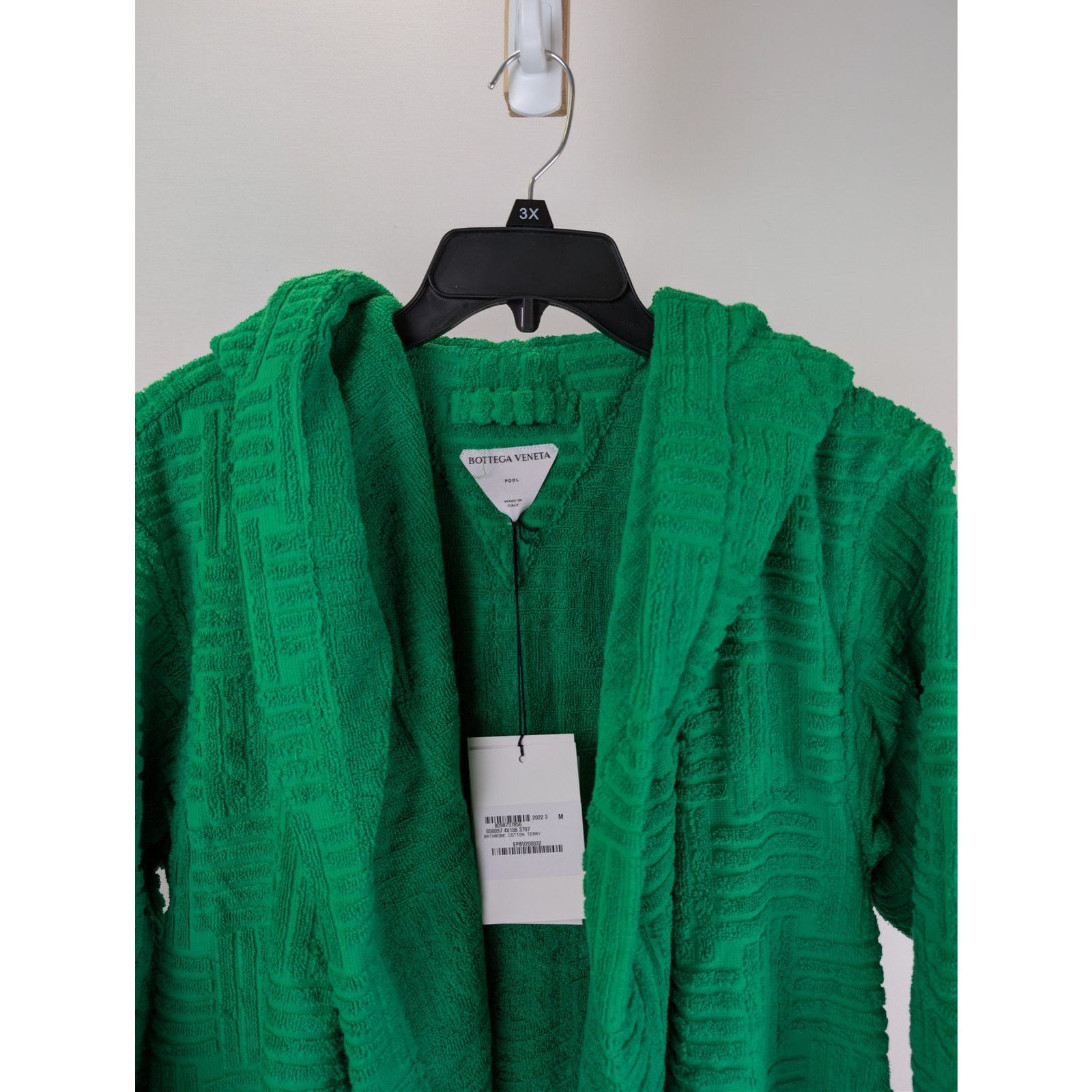 Bottega Veneta o1rshd1 Bathrobe Cotton Terry in Grass Size US S / EU 44-46 / 1 - 7 Thumbnail