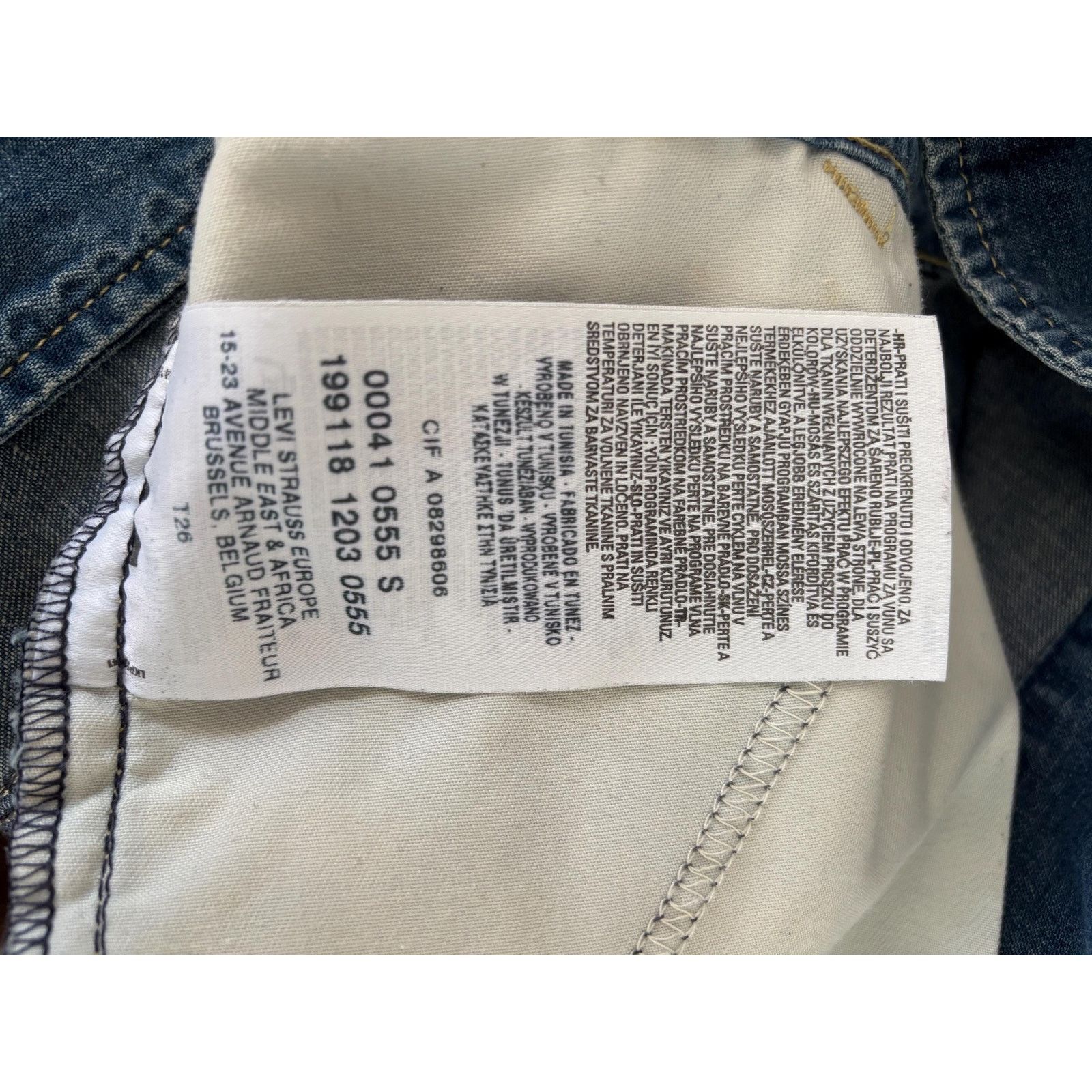Japanese Brand × Levi's × Levi's Vintage Clothing Levi's Engineered Girls Small A-Line Denim Skirt Y2K Archive Size 27" / US 4 / IT 40 - 8 Thumbnail