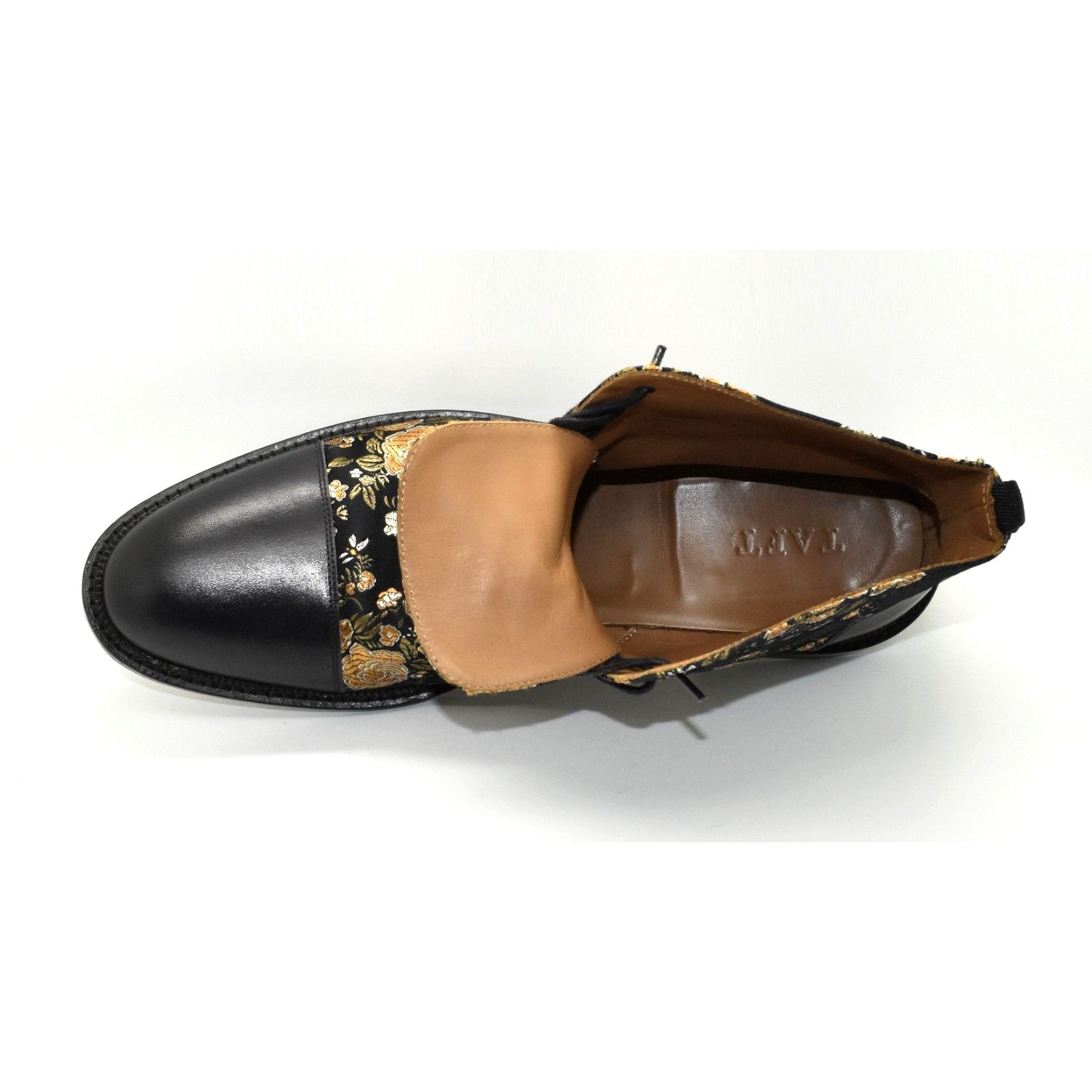 TAFT TAFT The Jack Eden Floral Jacquard Leather Cap Toe Boot 46 Size US 13 / EU 46 - 7 Thumbnail