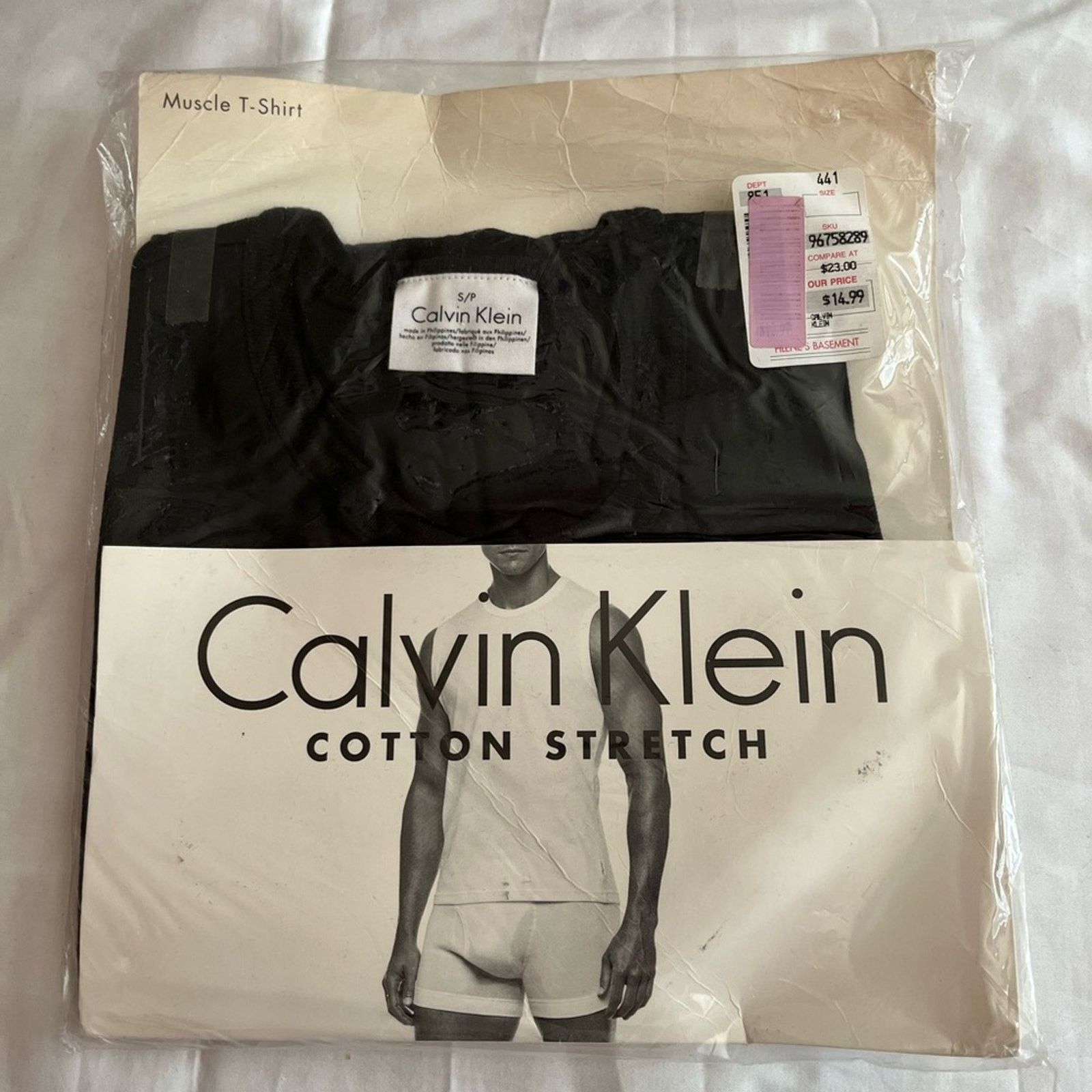 Calvin Klein Calvin Klein Shirt 1pc Cotton Stretch Muscle Black Sz S NWT Size US S / EU 44-46 / 1 - 1 Thumbnail