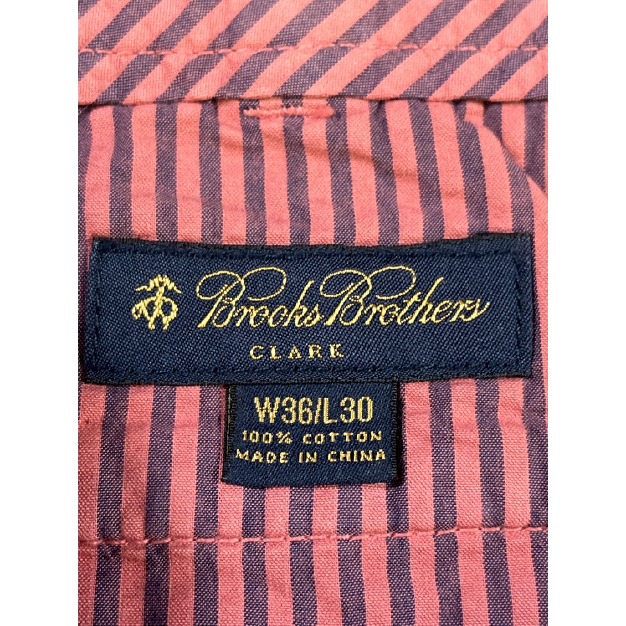 Brooks Brothers Brooks Brothers Men's Pink Chino Pants/Flat Front 36x30 SKU Size US 36 / EU 52 - 4 Thumbnail