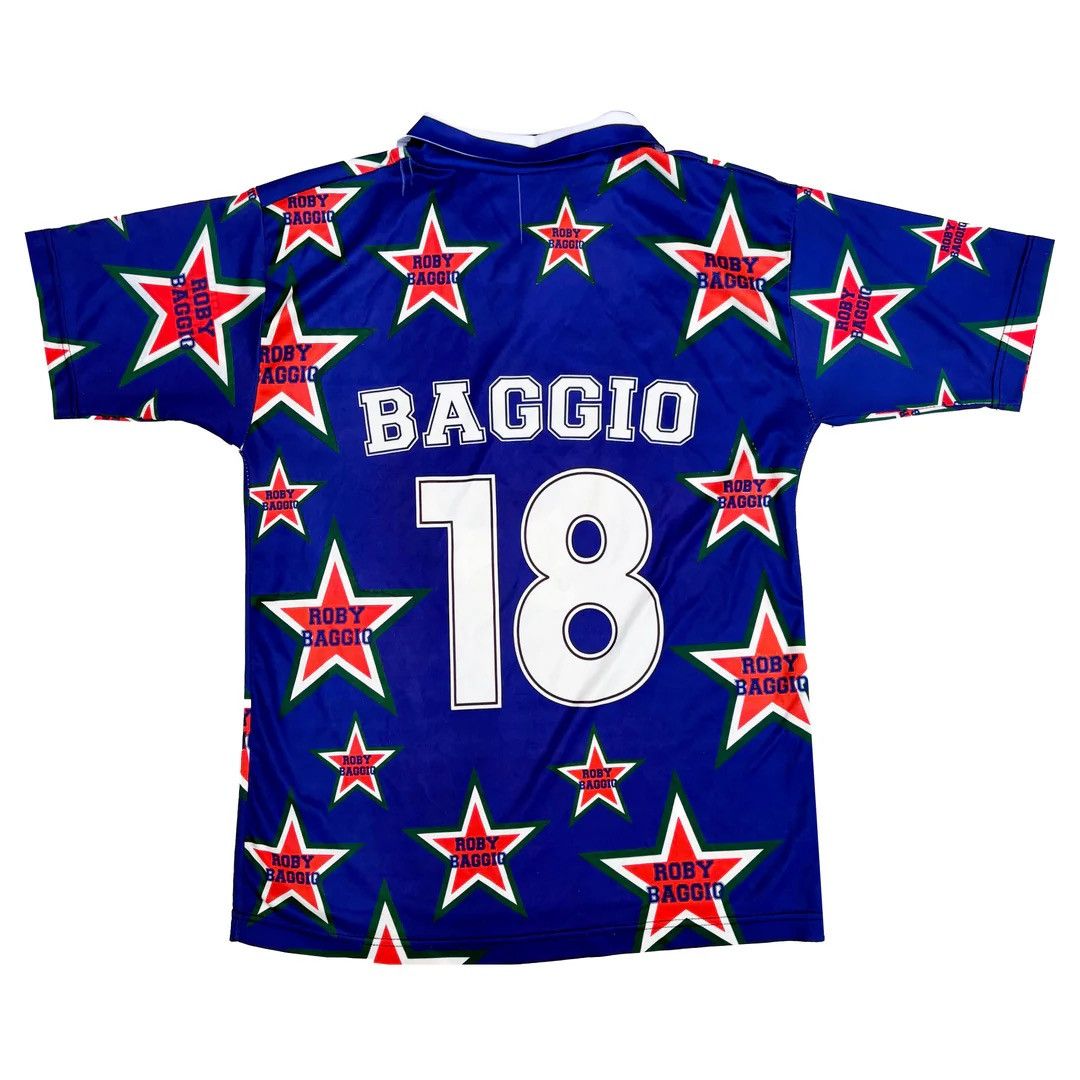 Vintage Roberto Baggio 1990 90s Vintage Soccer Italy Football Jersey Size US L / EU 52-54 / 3 - 2 Thumbnail