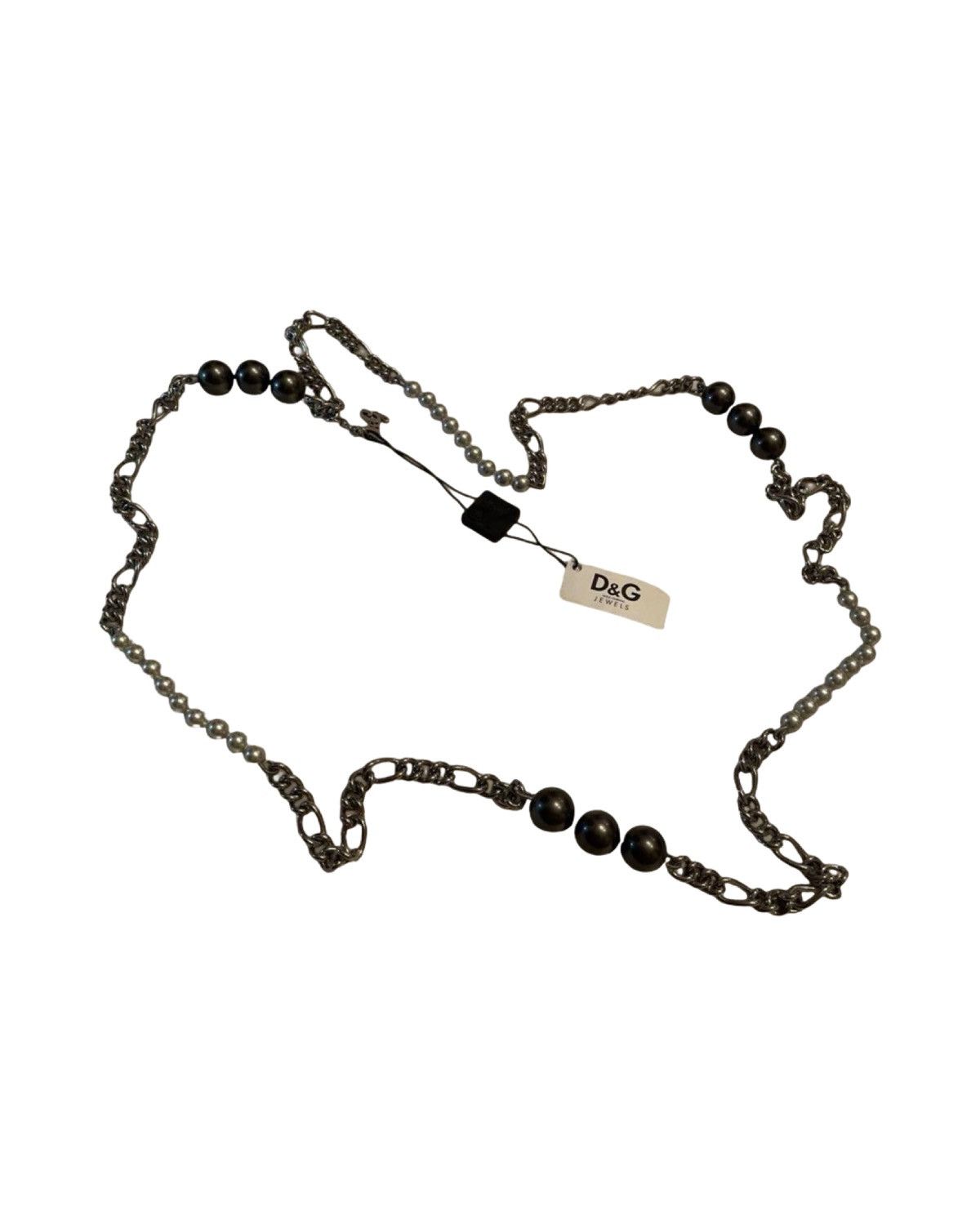 Dolce & Gabbana Double Layered Black Pearl Necklace Size ONE SIZE - 5 Thumbnail
