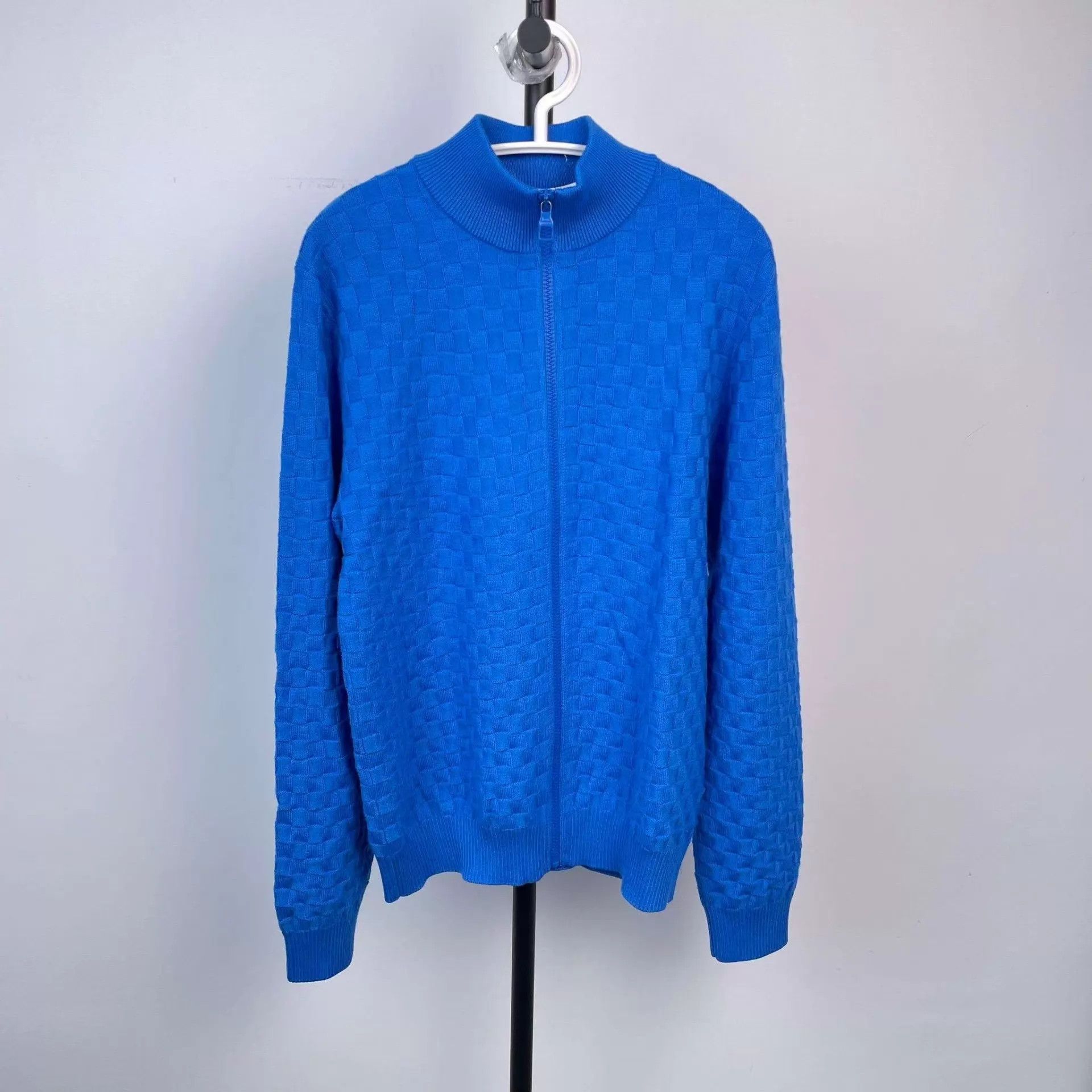 Louis Vuitton LV Knit Jacket Blue M Size US M / EU 48-50 / 2 - 1 Thumbnail