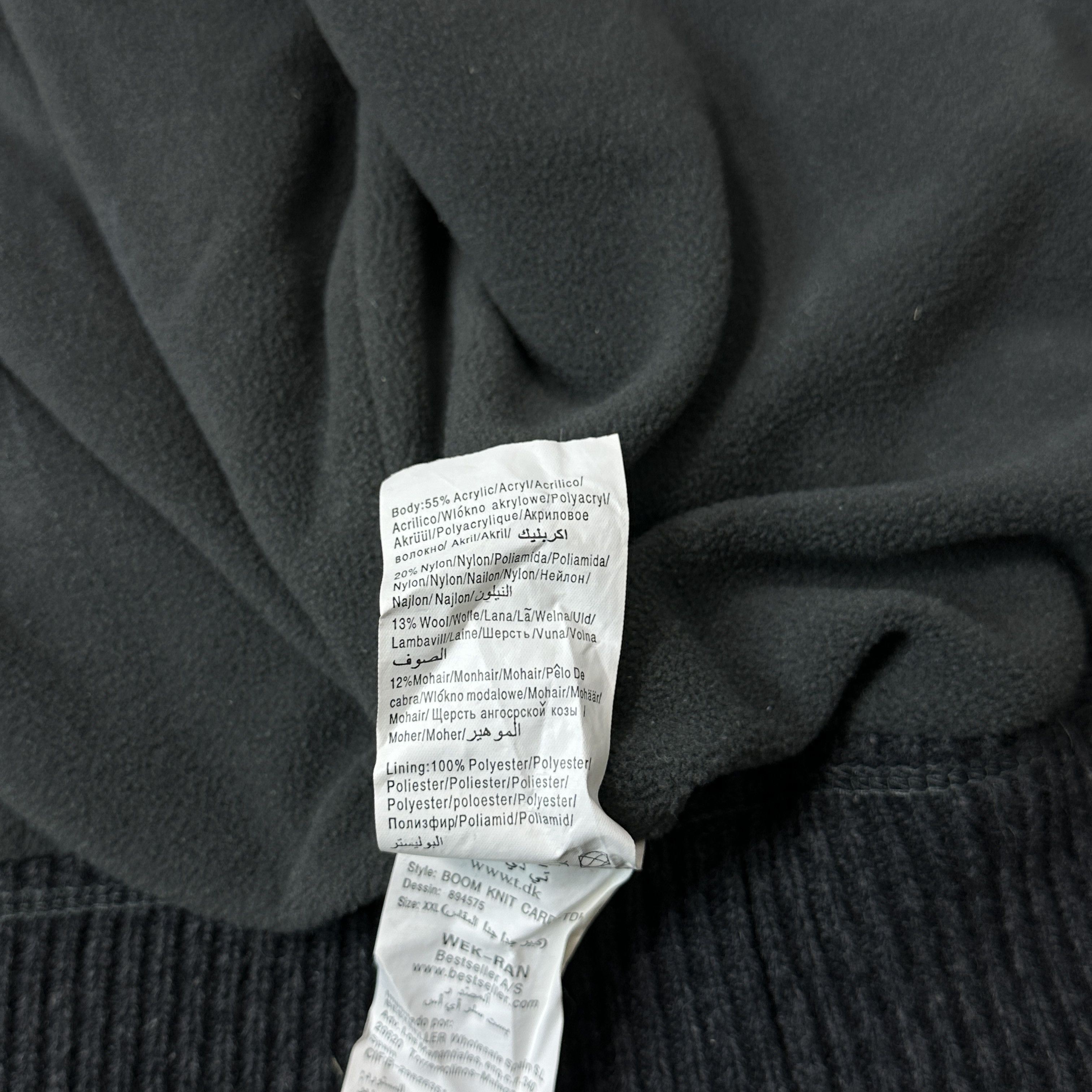 Vintage Vintage Striped Wool Oversize Zip Hoodie Y2K Size US XXL / EU 58 / 5 - 4 Thumbnail