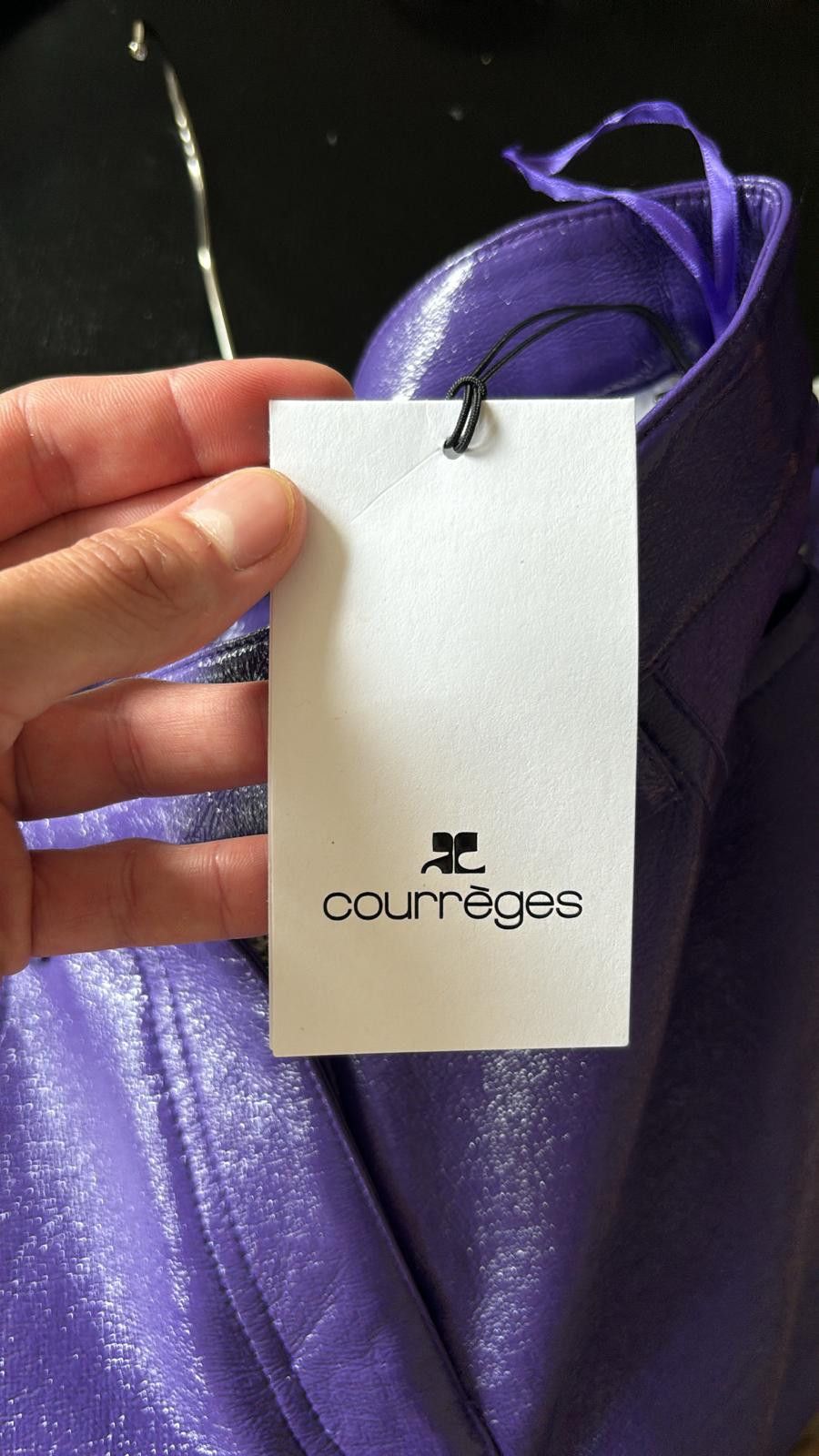 Courreges Courrèges Vinyl Pants 'Ultraviolet' Size 26" / US 2 / IT 38 - 5 Thumbnail