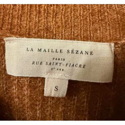 sezane trudy jumper sweater brown szS bust37in