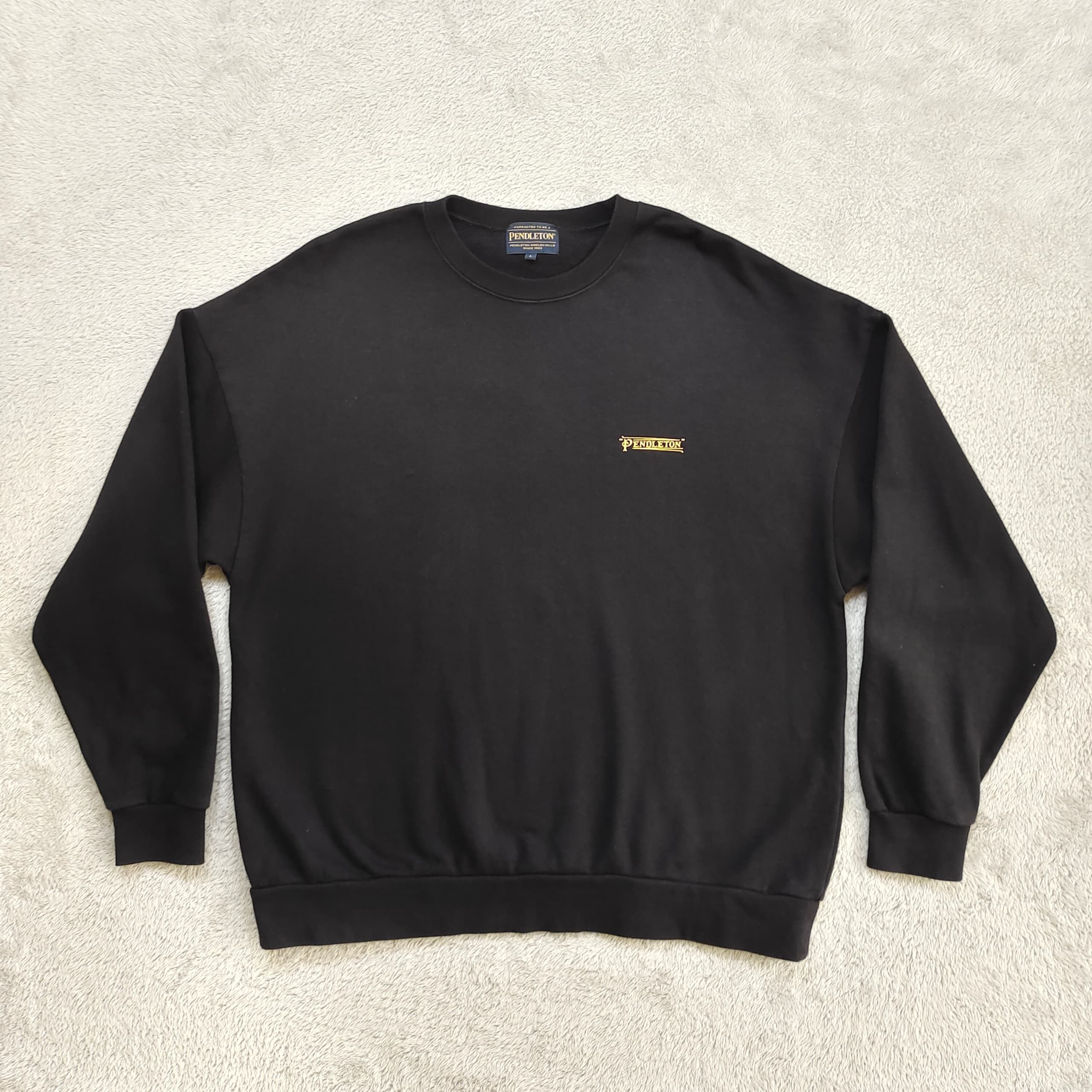 Maison Margiela × Pendleton Pendleton X Journal Standard Black Sweatshirt, Big Logo Size US XL / EU 56 / 4 - 3 Thumbnail
