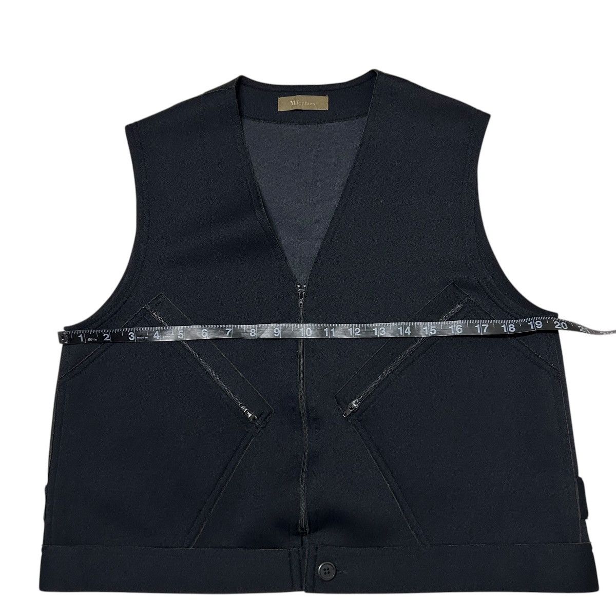 Yohji Yamamoto 715 Y's for men Yohji Yamamoto vest nylon bonded material Size US XXS / EU 40 - 15 Thumbnail