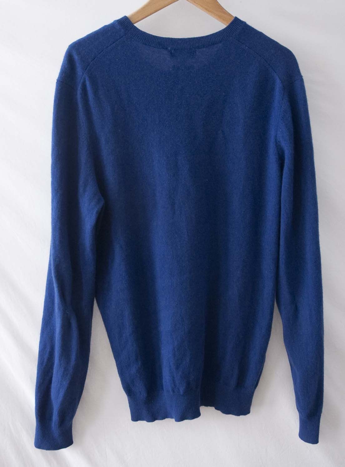 Galeries Lafayette Galeries Lafayette Sweater 100% Cashmere Size XL Blue Size US XL / EU 56 / 4 - 8 Thumbnail