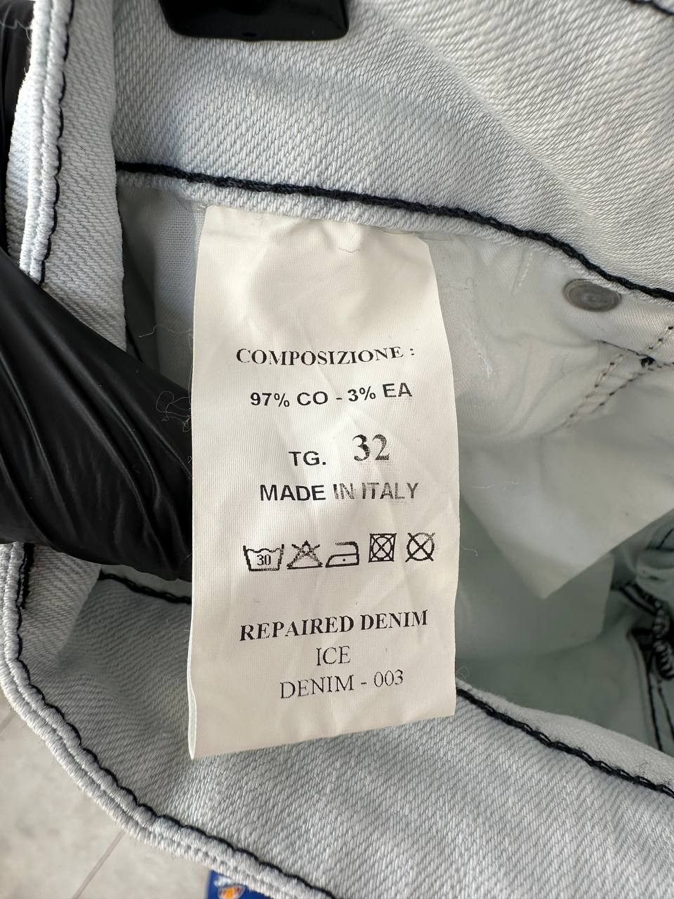 Other Represent Repaired Denim Ice Jeans Distressed Pants Italy Size 32" / US 10 / IT 46 - 14 Thumbnail