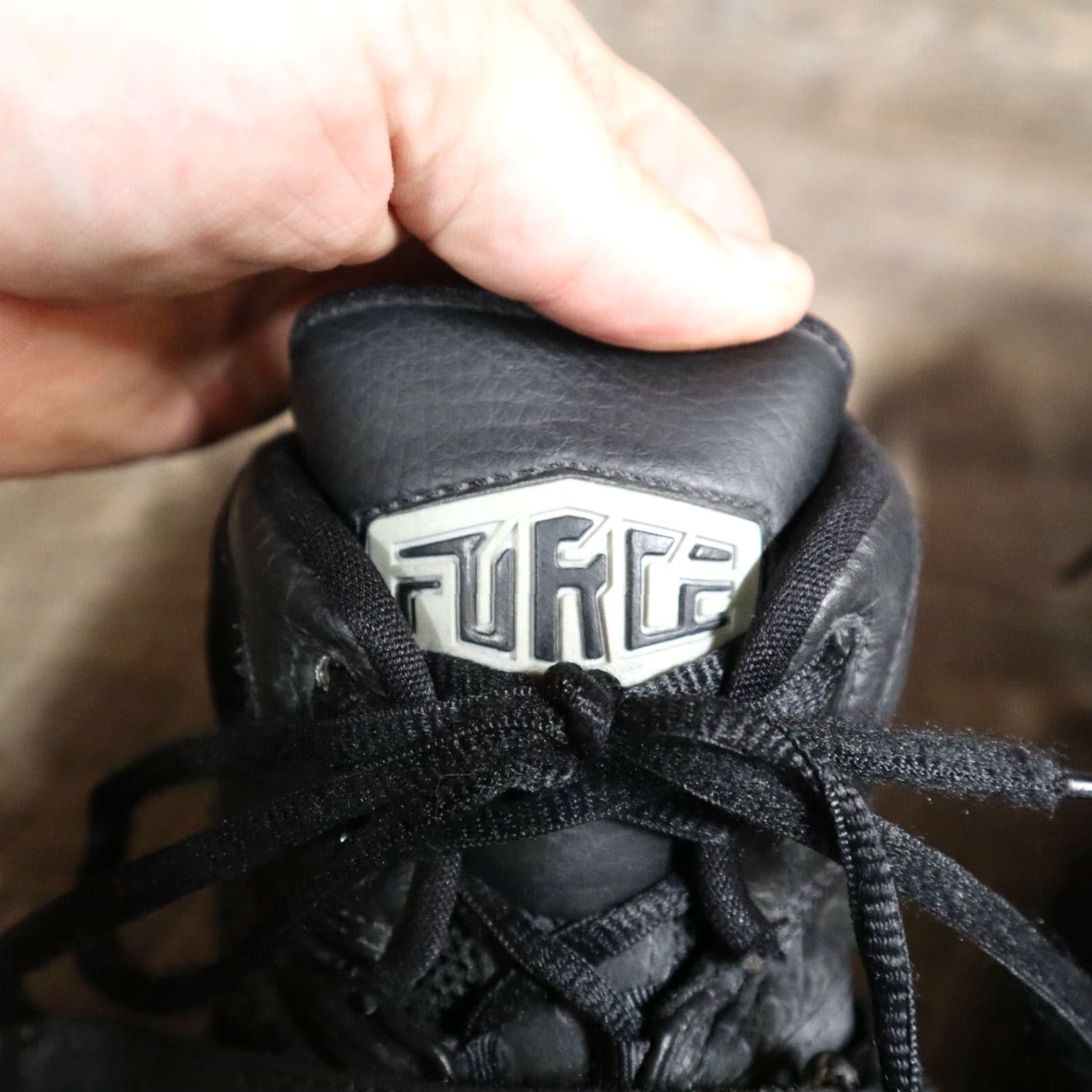 Nike Nike Air Force 1 "OPERATE MAX" Black Leather Basketball Shoes Size 11.5 Mens Retro Size US 12 / EU 45 - 5 Thumbnail
