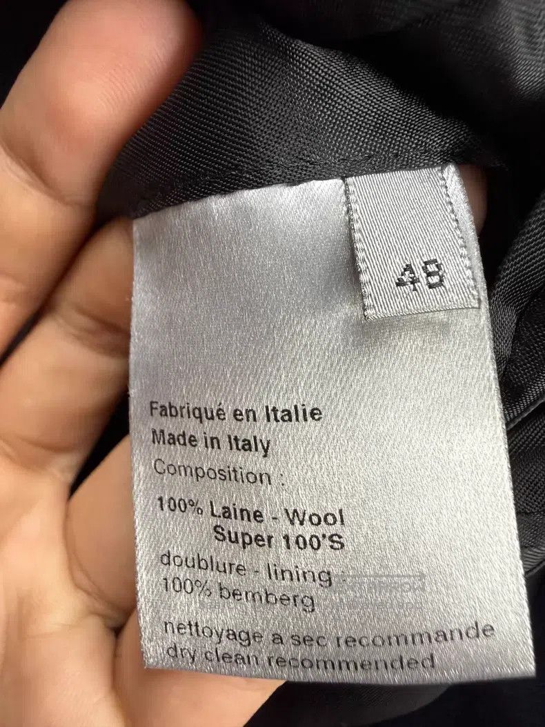 Dior Dior Hedi Slimane era 05AW 100% wool suit| Size 48R - 6 Thumbnail