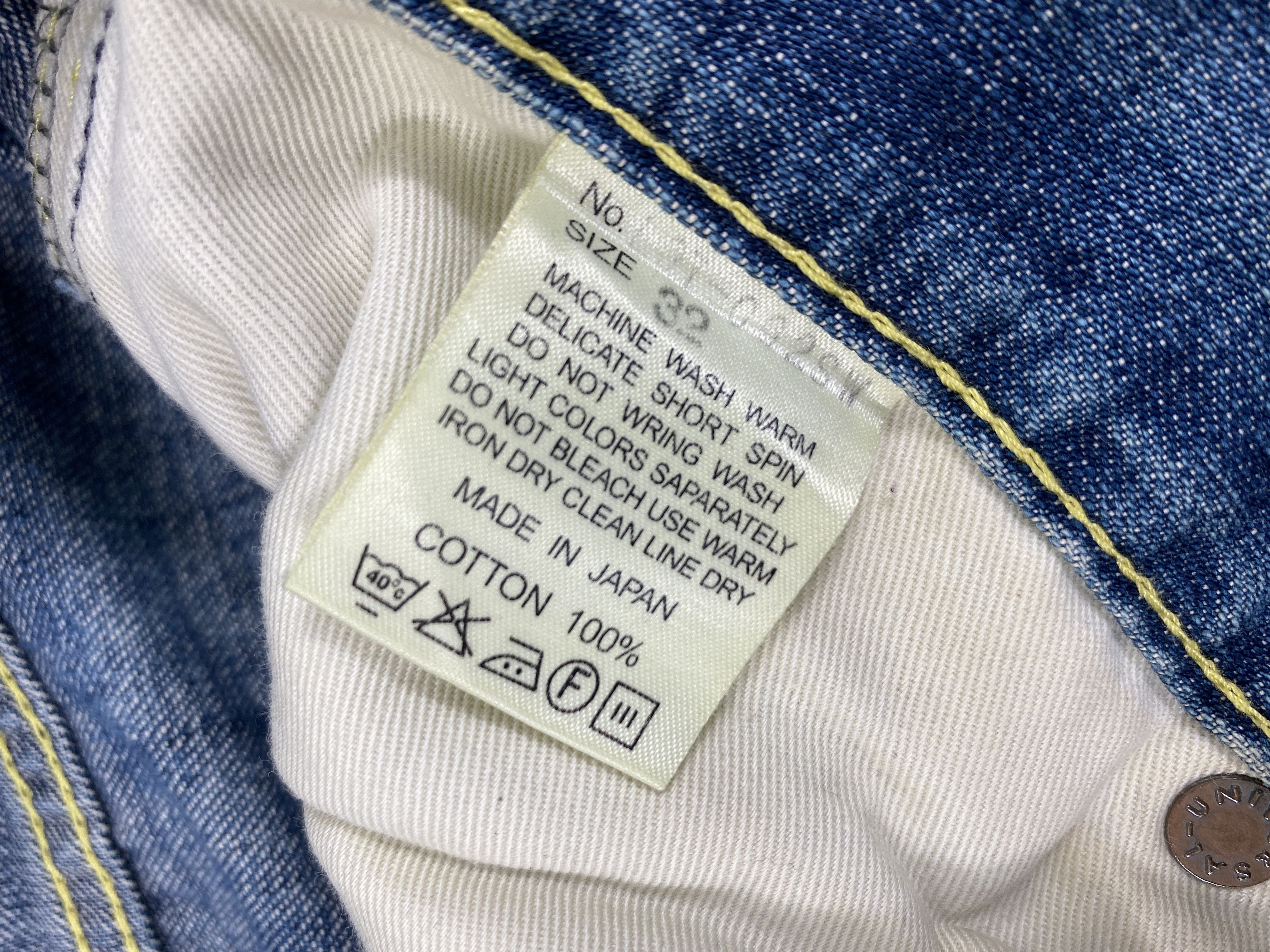 Hysteric Glamour Vintage Yen Jeans Patchwork Baggy 34x30.5 Denim- JN3576 Size US 34 / EU 50 - 10 Thumbnail