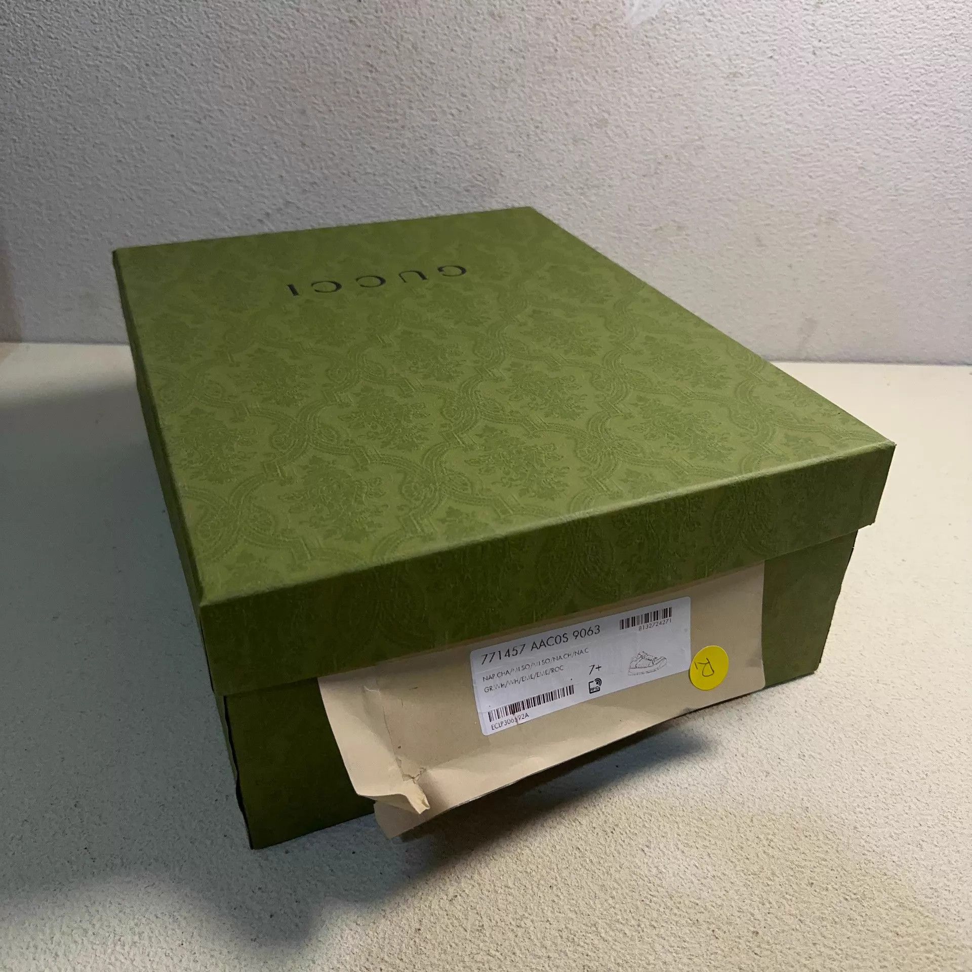Gucci GUCCI Screener Distressed Men's White Low-Top Sneaker Size US 8.5 / EU 41-42 - 6 Thumbnail
