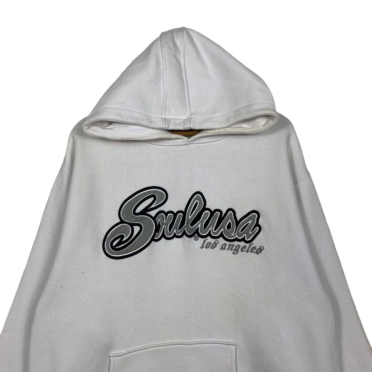 Japanese Brand SOUL USA Los Angeles Big Logo Pullover Hoodies #1770-C78 Size US L / EU 52-54 / 3 - 2 Thumbnail