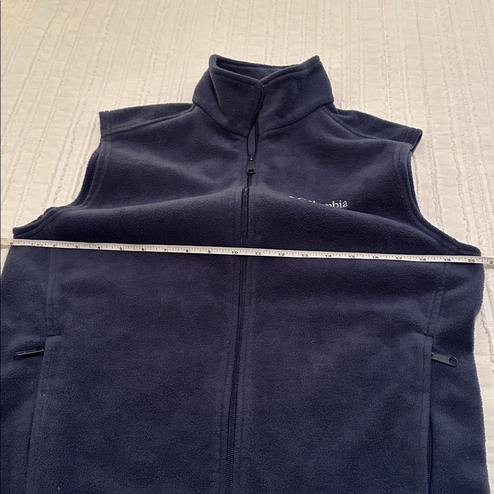 Columbia Columbia Dark Blue Sleeveless Fleece Vest Size US S / EU 44-46 / 1 - 7 Thumbnail
