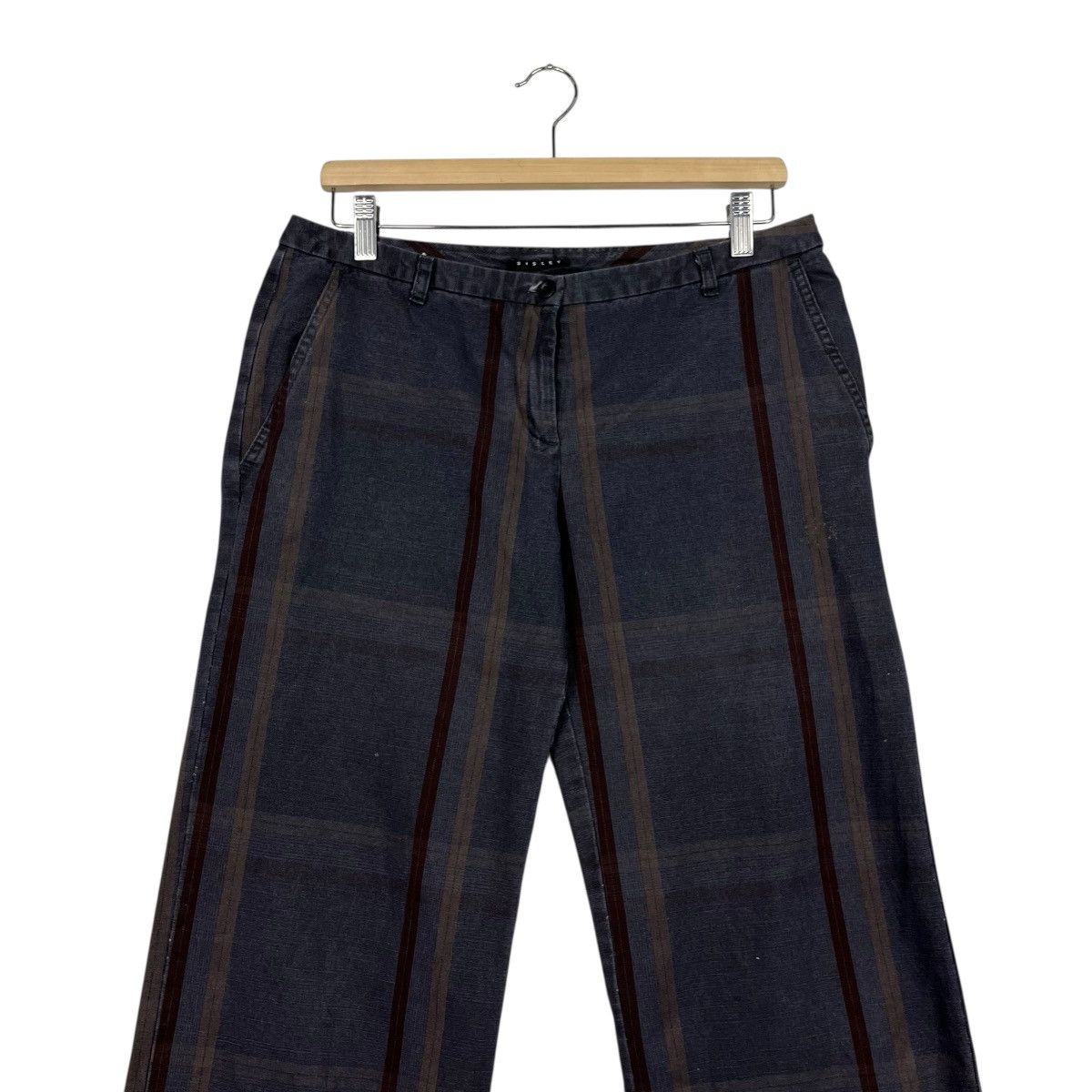 Sisley Vintage Sisley Checkered Pants Size US 32 / EU 48 - 3 Thumbnail