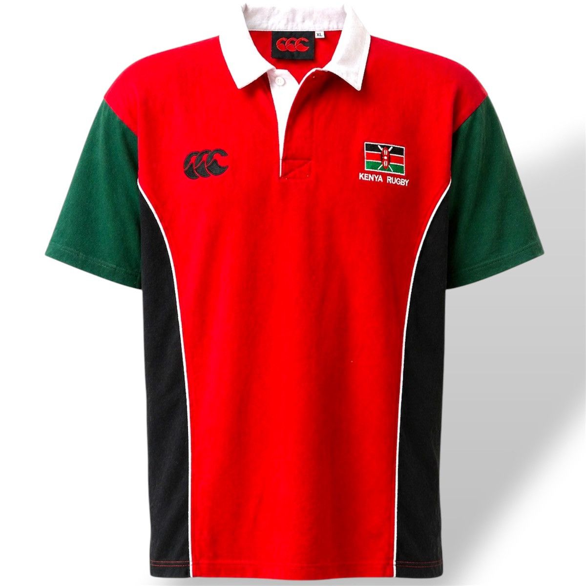 Canterbury of New Zealand 90’S KENYA NATIONAL TEAM UNION RUGBY VINTAGE JERSEY SHIRT Size US XL / EU 56 / 4 - 1 Thumbnail