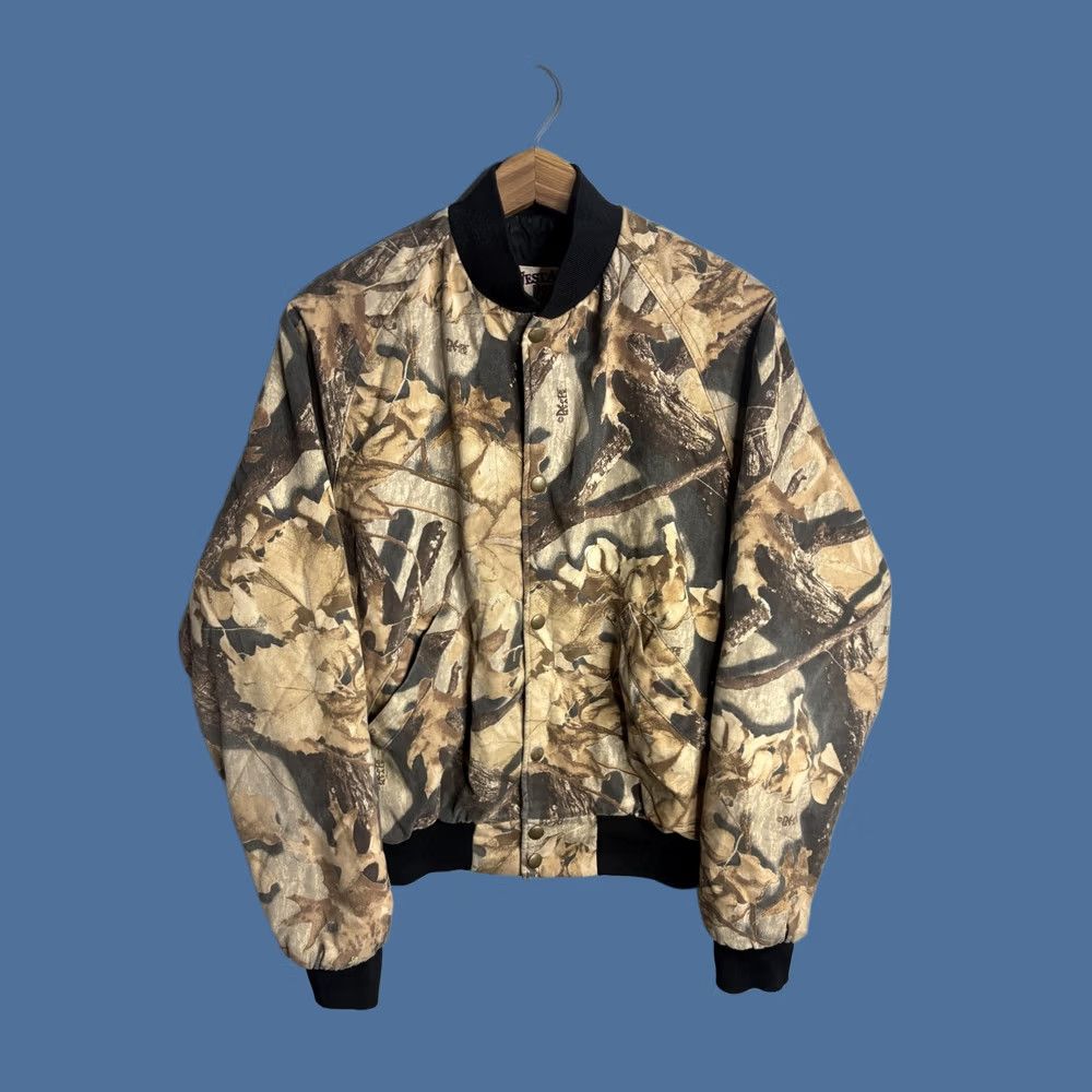 Vintage VINTAGE WestArk Jacket Mens M Brown Camouflage Canvas Bomber Hunting USA 90s Size US M / EU 48-50 / 2 - 1 Thumbnail