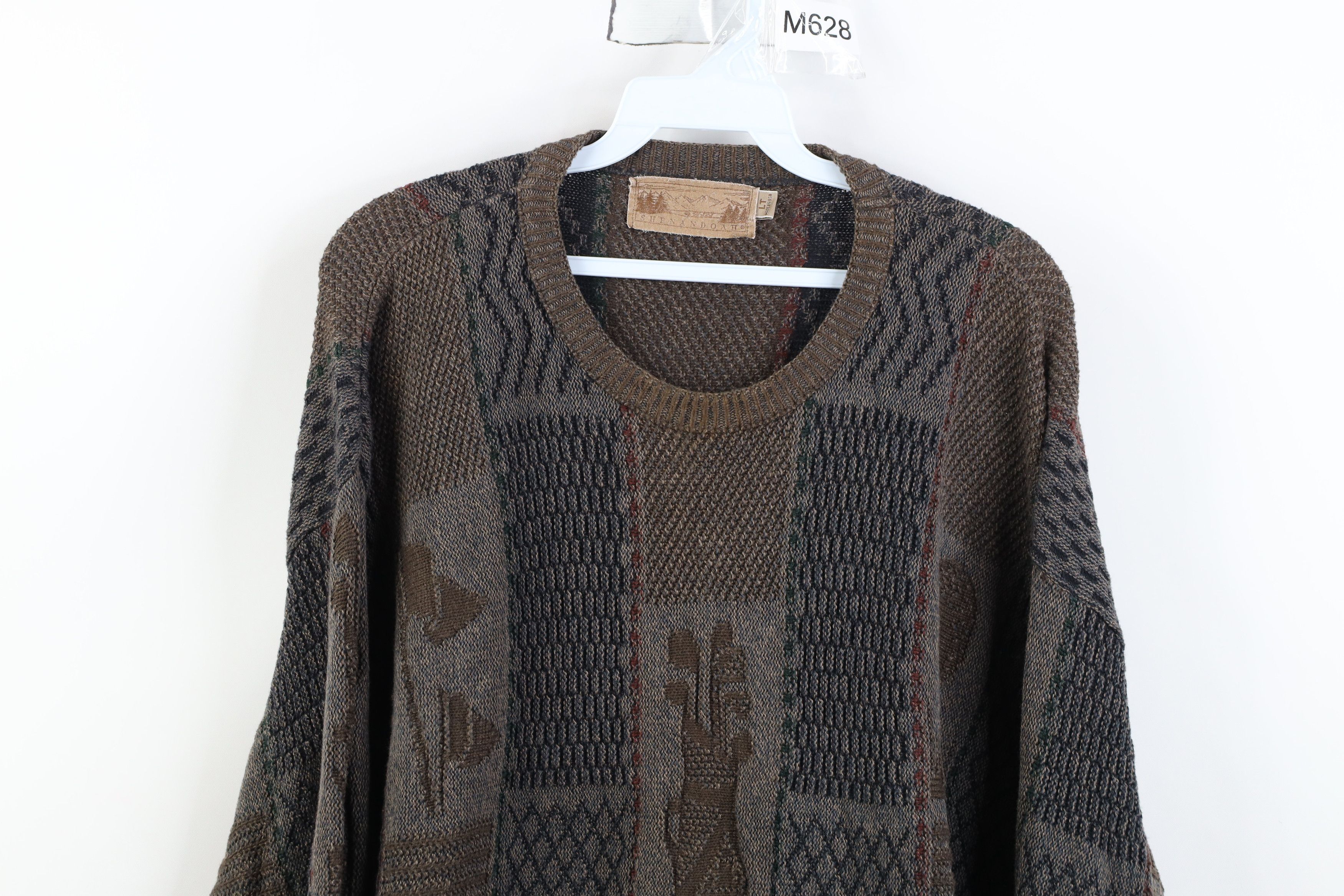 Vintage Vintage 90s Streetwear Golf All Over Print Knit Sweater USA Size US L / EU 52-54 / 3 - 2 Thumbnail