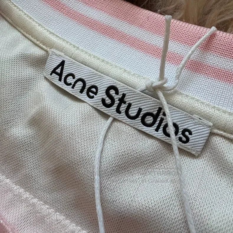 Acne Studios Acne Studios SS24 Colorblock Lettering Soccer Long Sleeve Size US XL / EU 56 / 4 - 2 Thumbnail