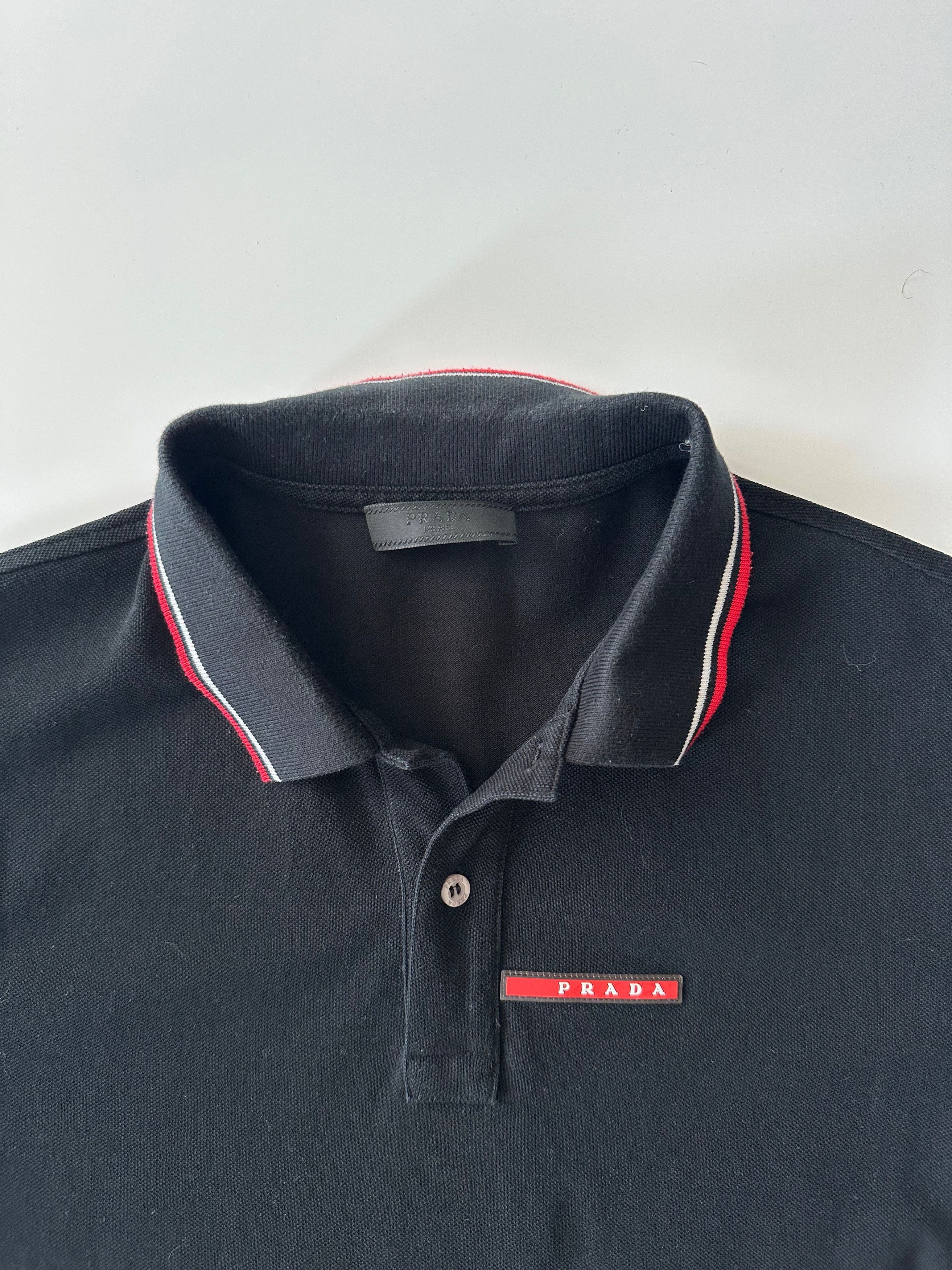 Prada Prada red tab linea rossa polo shirt short sleeve Size US M / EU 48-50 / 2 - 4 Thumbnail