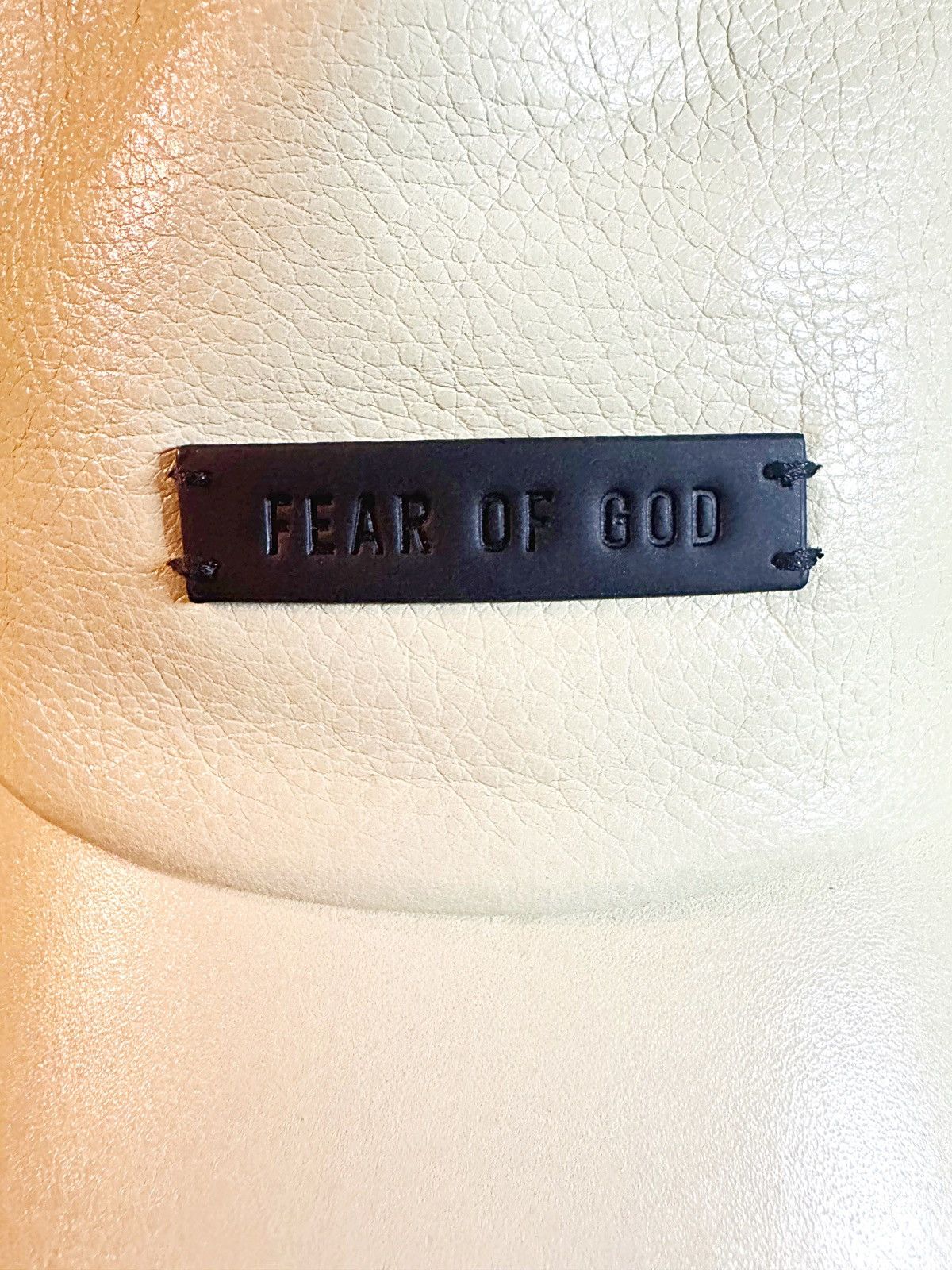 Fear of God Fear of God Leather Textured Baseball Cap Size 40 - 6 Thumbnail