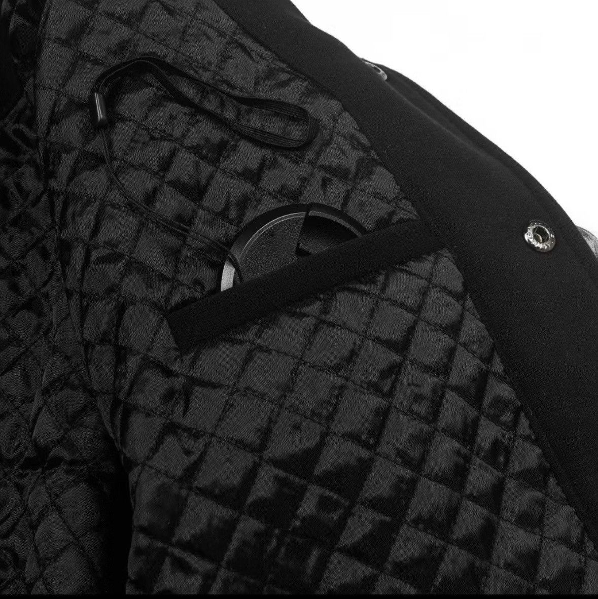 Other Wonder black varsity jacket streetwear Size US L / EU 52-54 / 3 - 4 Thumbnail