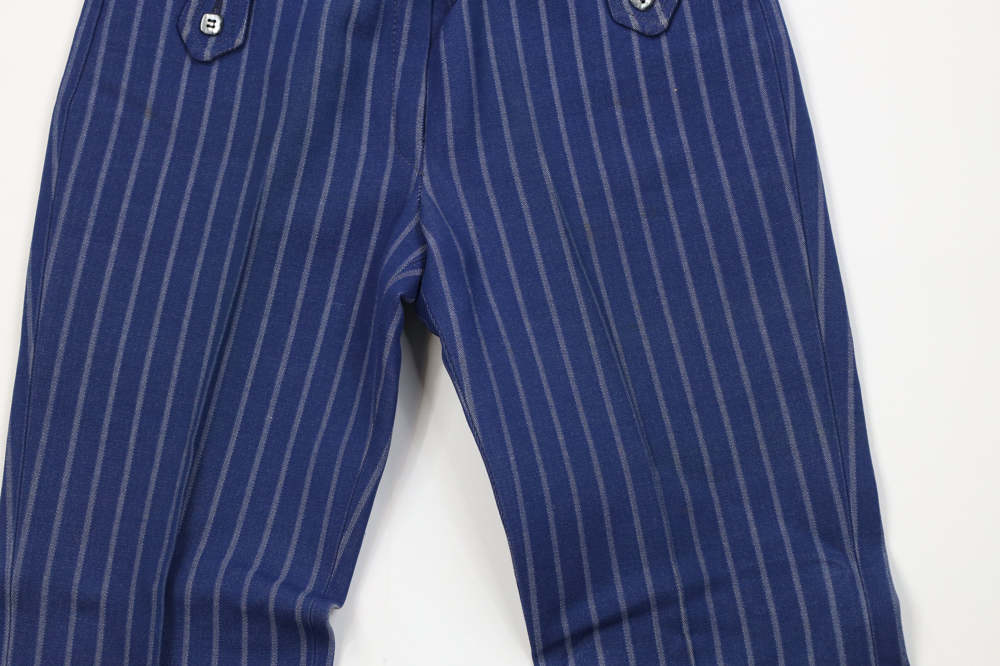 Vintage Vintage 50s 60s Streetwear Winter Pants Flared Blue USA Size 30" / US 8 / IT 44 - 3 Thumbnail