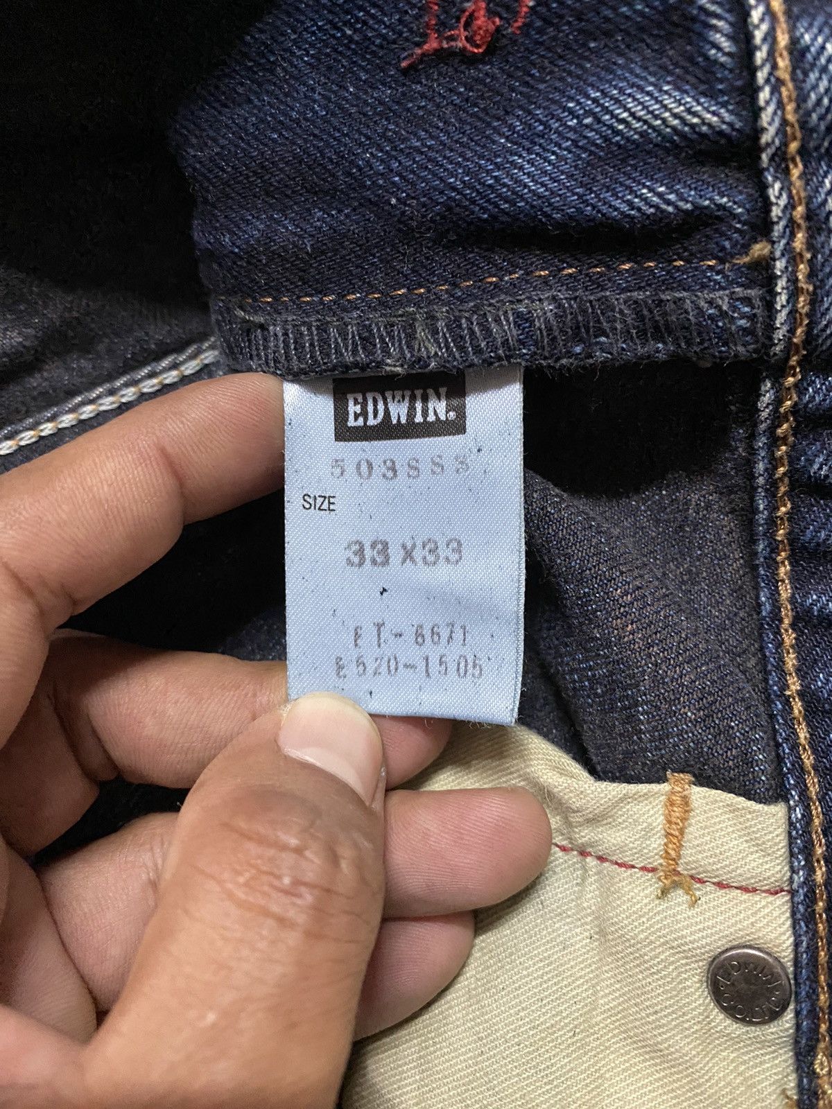 Edwin Flared Japan Edwin 503 ss Low Rise Skinny Flare🔥 Size US 31 - 10 Thumbnail