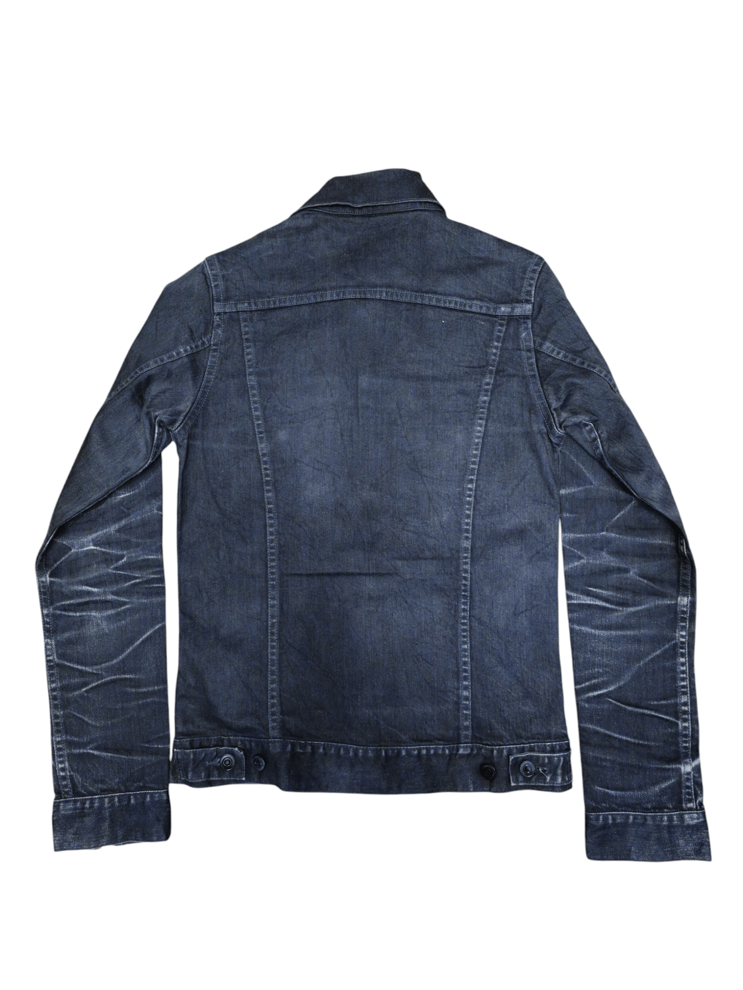 If Six Was Nine Vintage Japan Brand NAKED SUN Fading Denim Jacket Size US S / EU 44-46 / 1 - 2 Thumbnail
