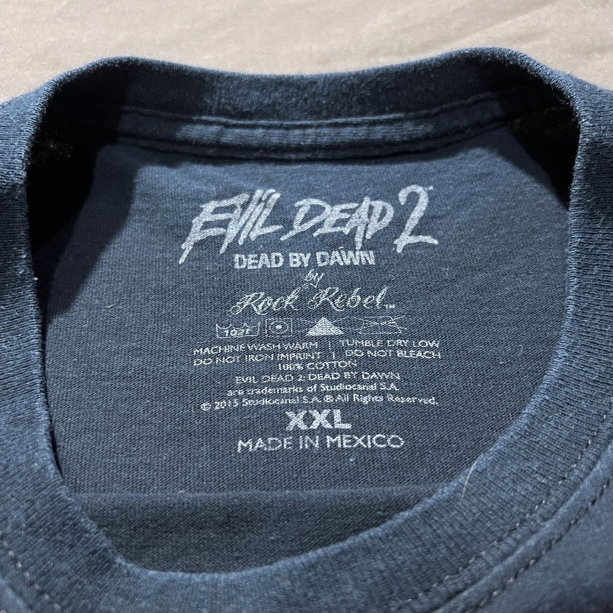 Expert Horror Y2K Evil Dead 2: Dead by Dawn Promo Movie Tee 2XL Oversized Size US XXL / EU 58 / 5 - 6 Thumbnail