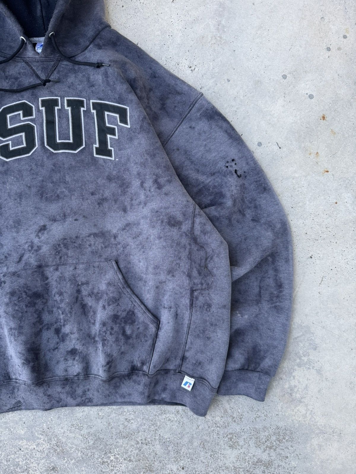 Russell Athletic Distressed Vintage Y2K Sun Faded CSUF Russell Hoodie Size US XL / EU 56 / 4 - 4 Thumbnail